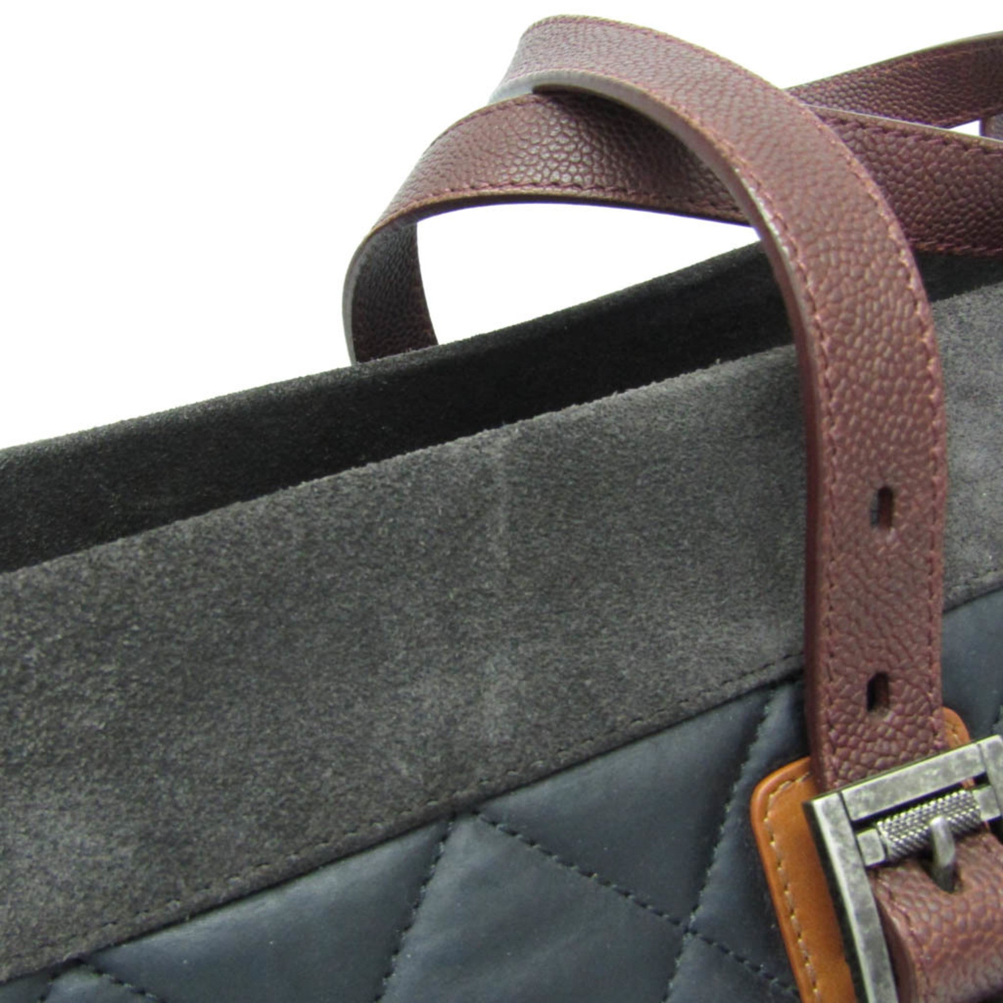 Chanel Paris-Edinburgh Tote Quilted Mixed Coated Canvas With Flannel Multicolour Tweed Tote Bag Bag (Pre-Owned)