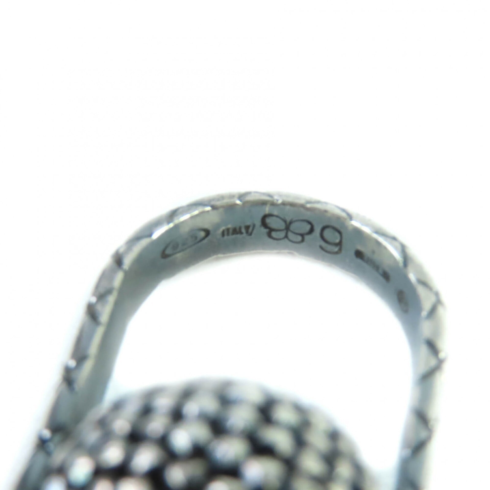 Bottega Veneta Silver Silver 925 Band Ring (Pre-Owned)