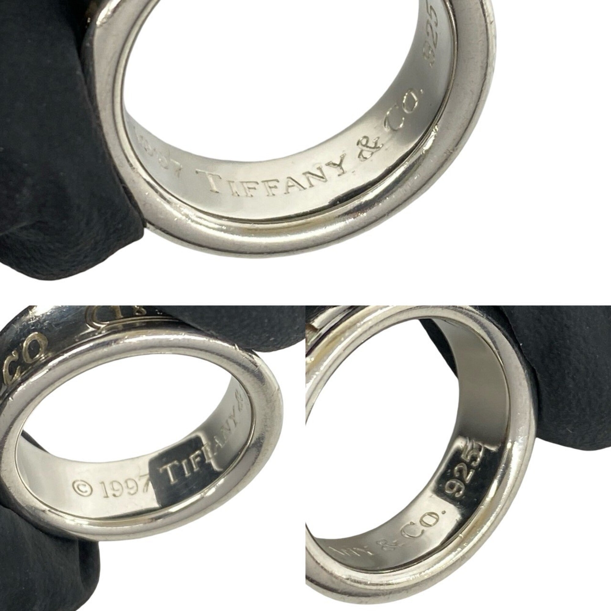 Tiffany Silver Silver 925 Band Ring (Pre-Owned)