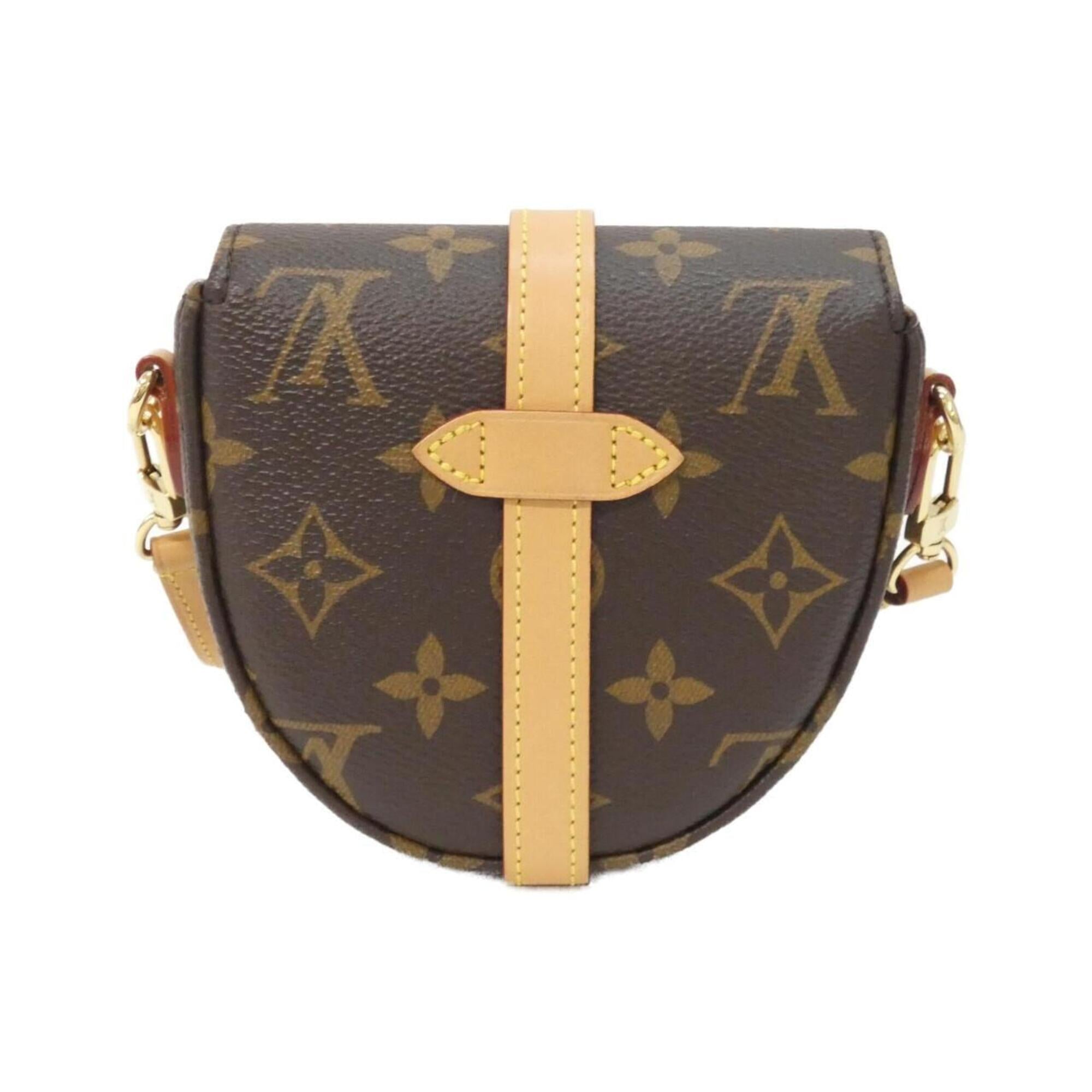 Louis Vuitton Marron Coated Canvas Shoulder Bag (Pre-Owned)