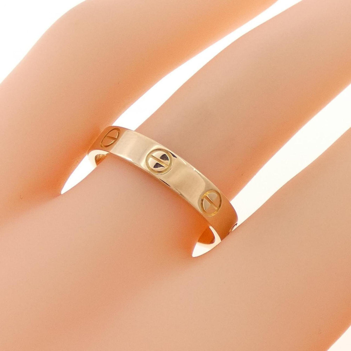 Cartier Love Pink Gold (18K) Band Ring (Pre-Owned)