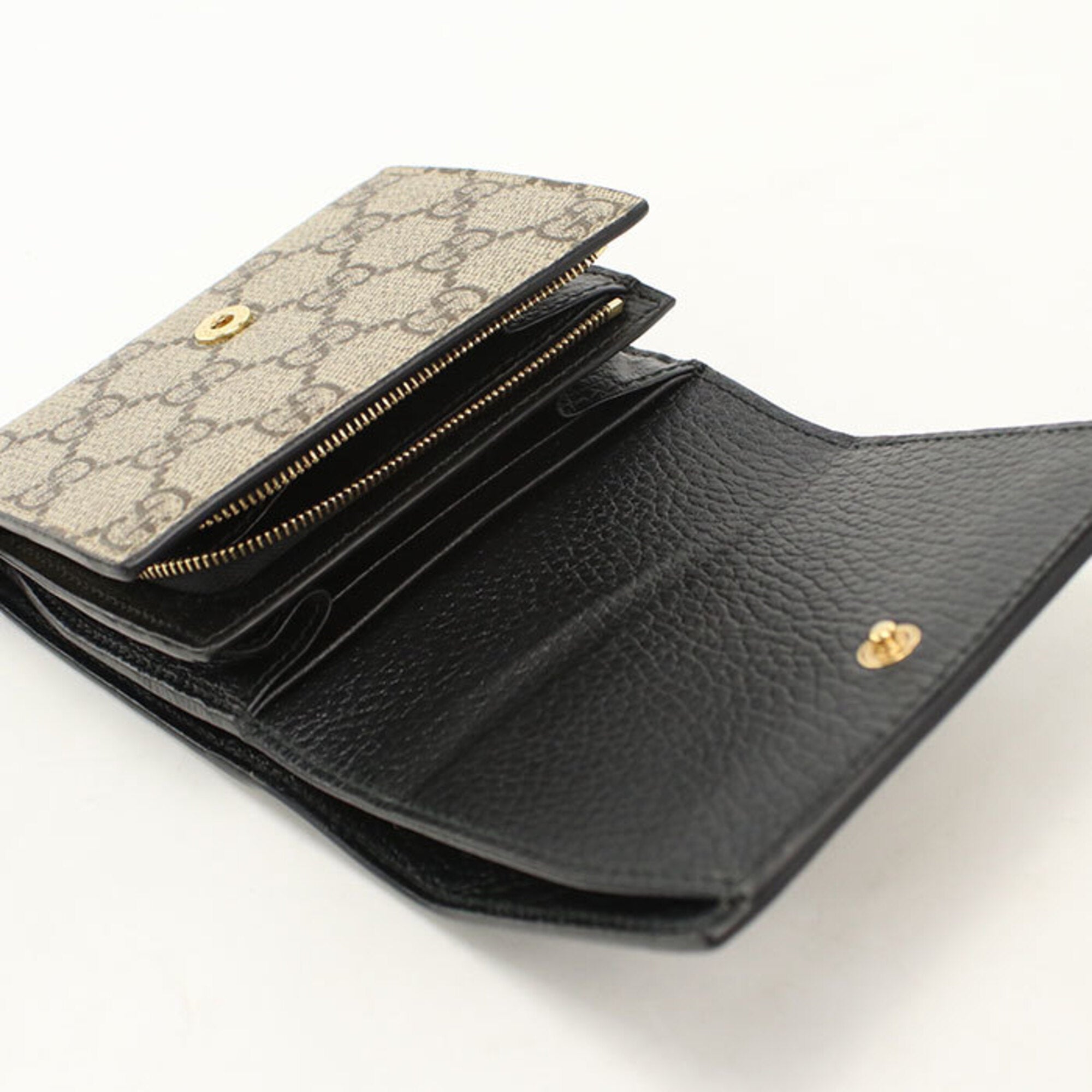 Gucci Beige Gg Supreme Wallet (Bi-Fold) (Pre-Owned)