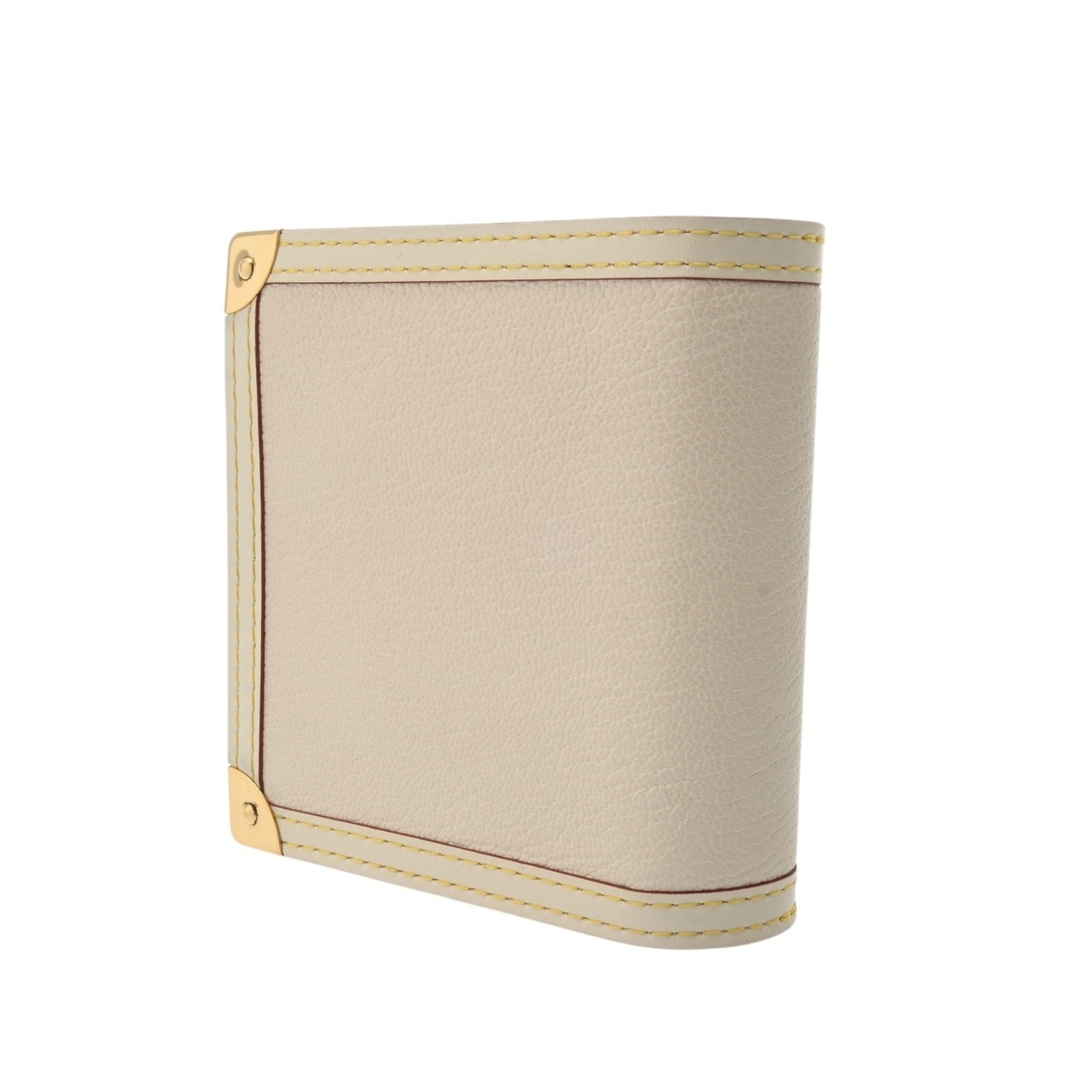 Louis Vuitton Blanc Leather Wallet (Bi-Fold) (Pre-Owned)