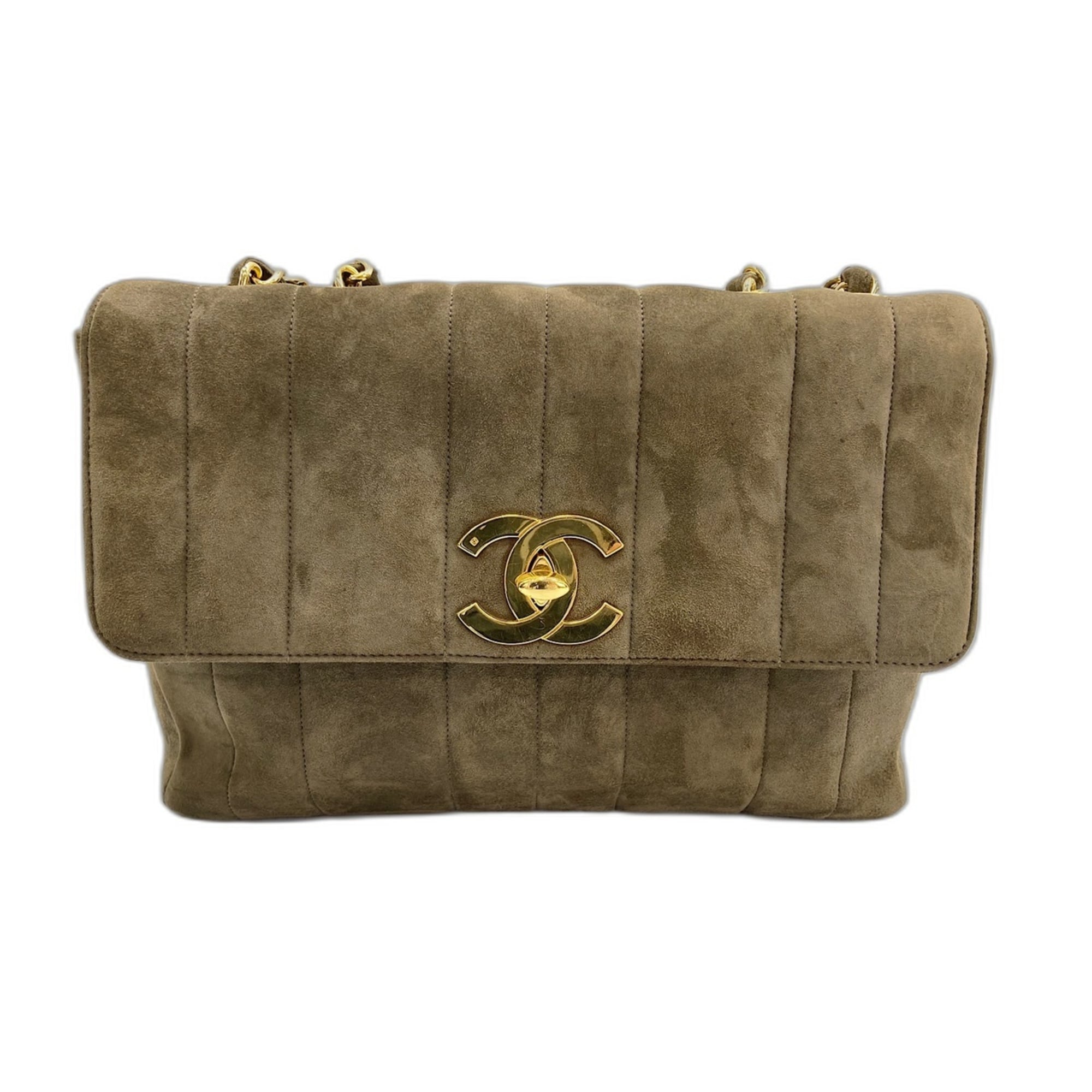 Chanel Green Shoulder Bag (Pre-Owned)