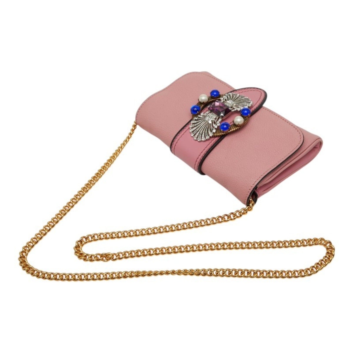 Miu Miu Pink Leather Shoulder Bag (Pre-Owned)