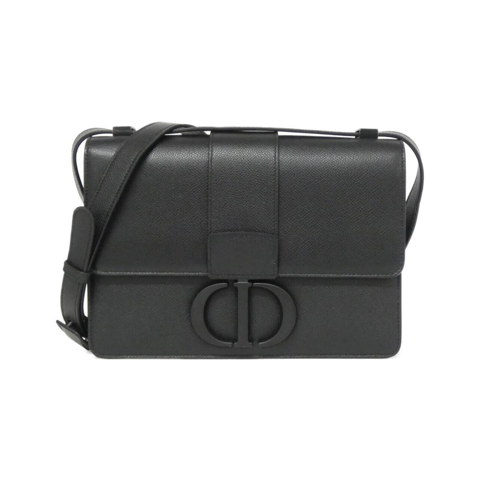 Christian Dior Black Leather Shoulder Bag (Pre-Owned)