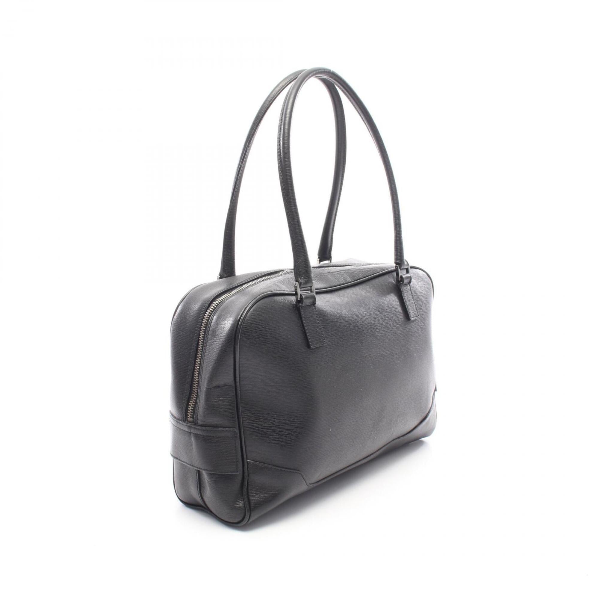 Gucci Black Leather Handbag (Pre-Owned)