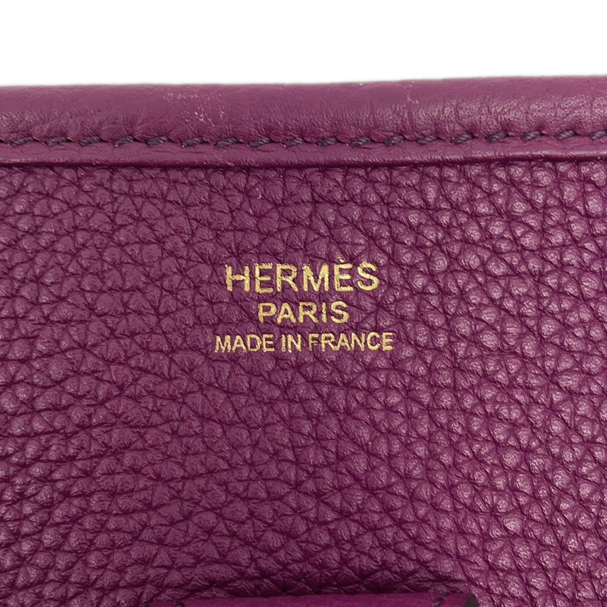 Hermes Anemone Taurillon Clemence Leather Handbag Shoulder Bag (Pre-Owned)