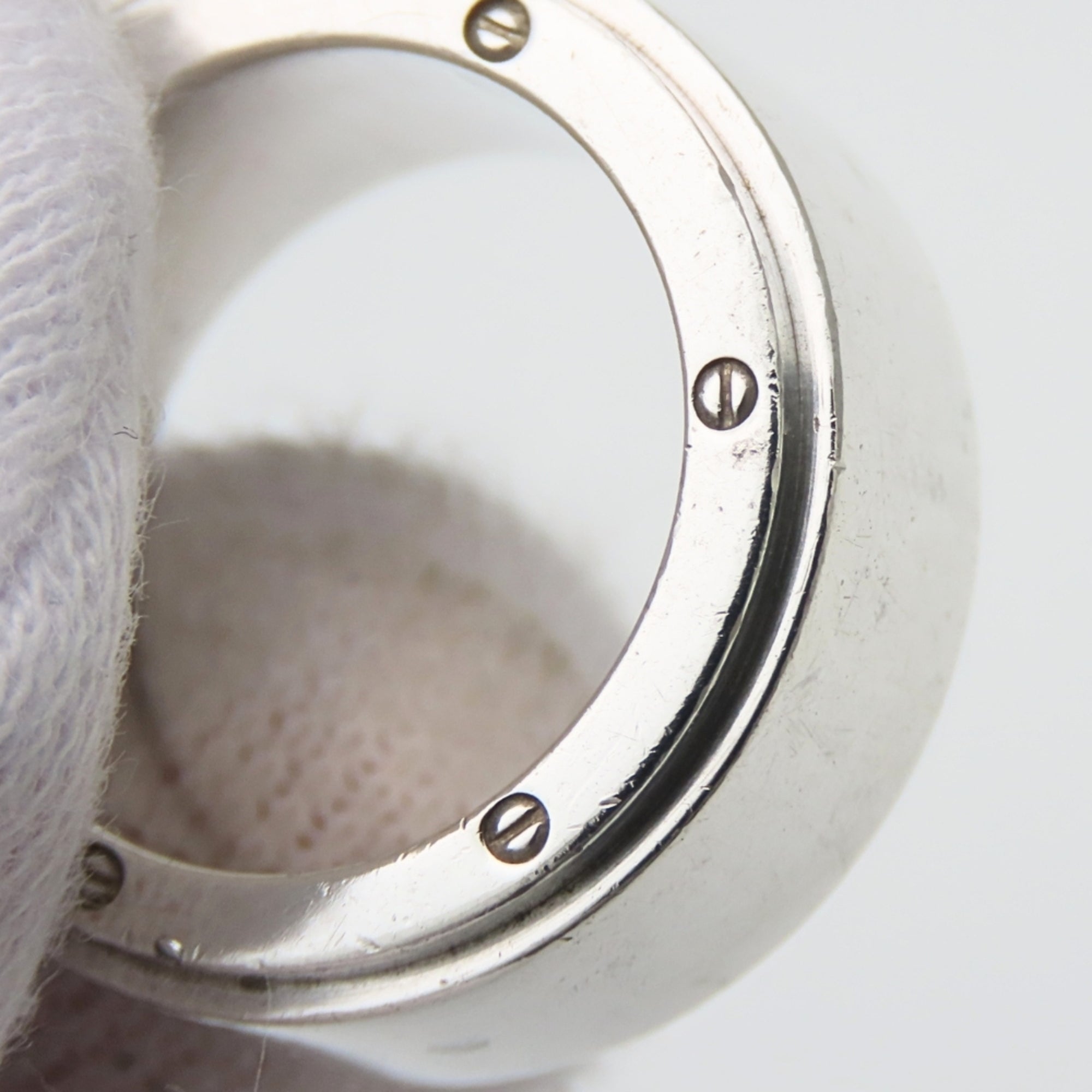 Tiffany Silver Silver 925 Band Ring (Pre-Owned)