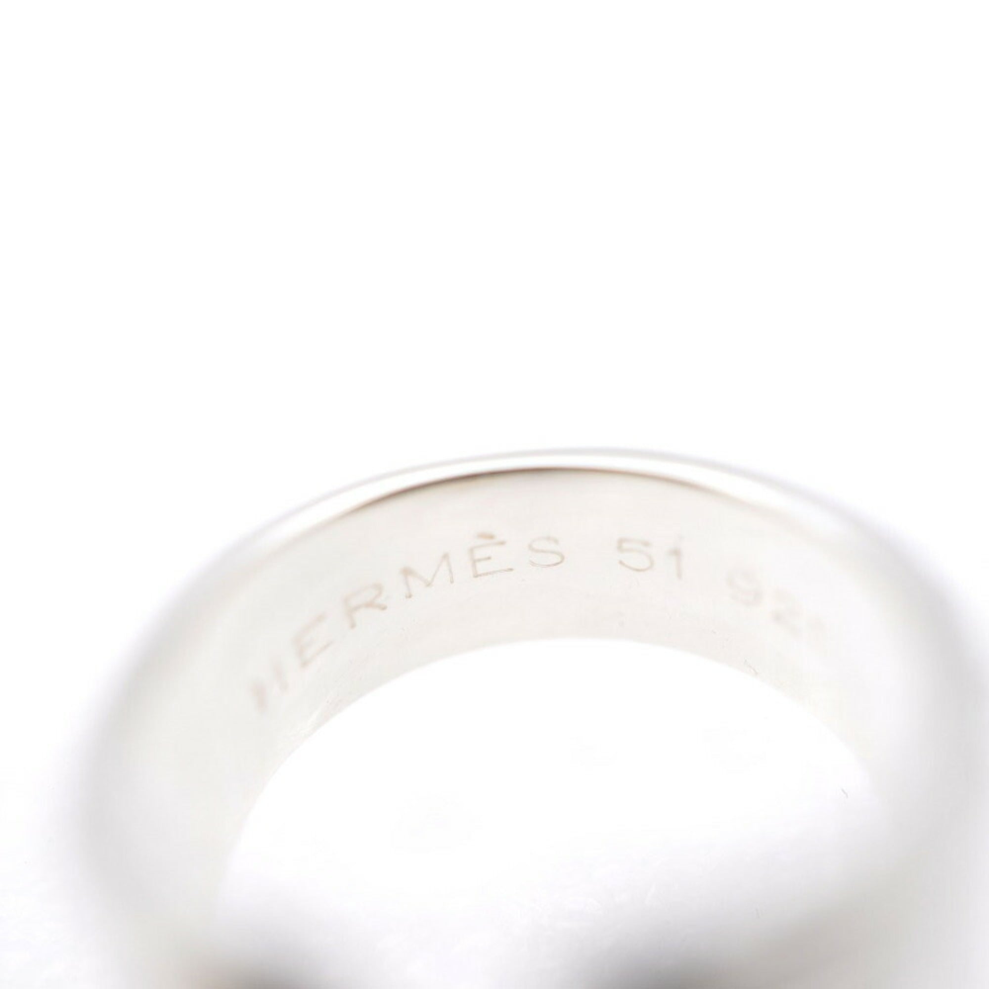 Hermes Yellow Gold (18K) Silver 925 Band Ring (Pre-Owned)