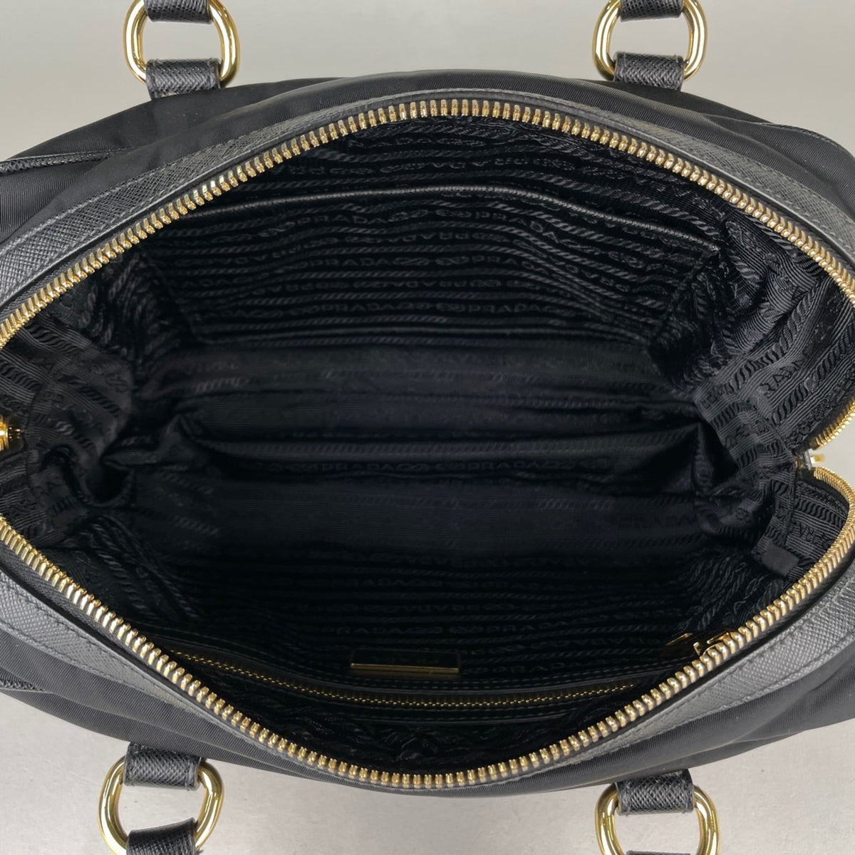 Prada Black Nylon Handbag (Pre-Owned)