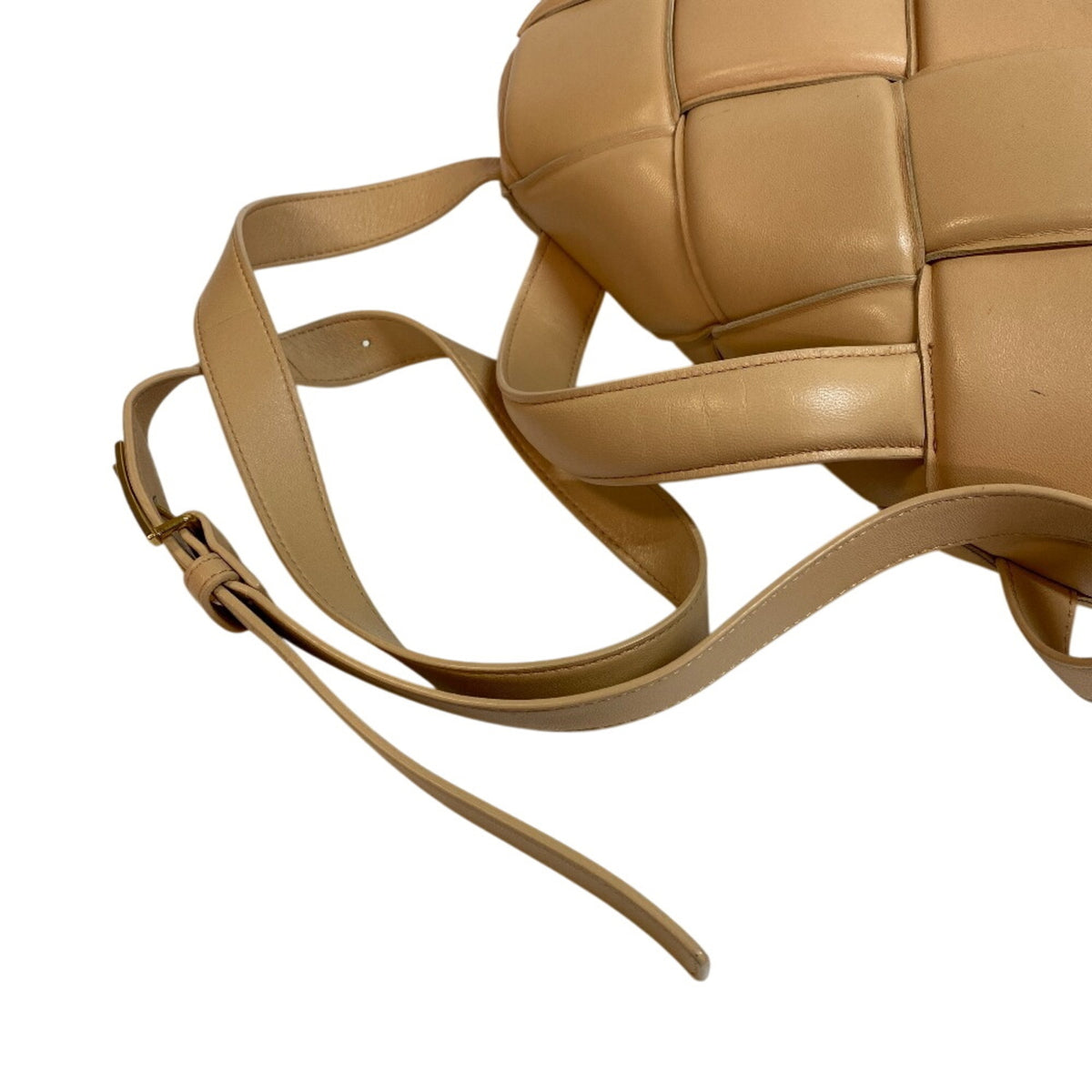 Bottega Veneta Beige Leather Shoulder Bag (Pre-Owned)