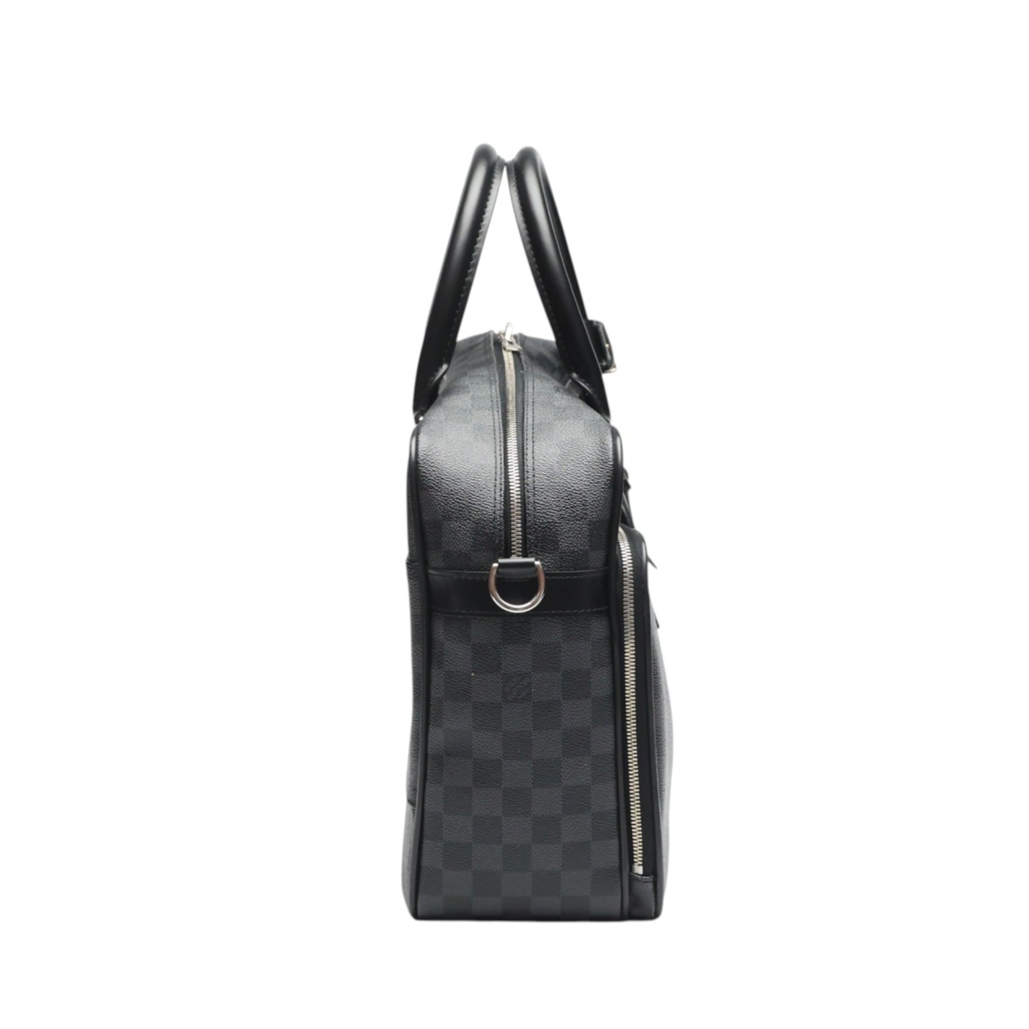 Louis Vuitton Gray Damier Graphite Canvas Shoulder Bag (Pre-Owned)