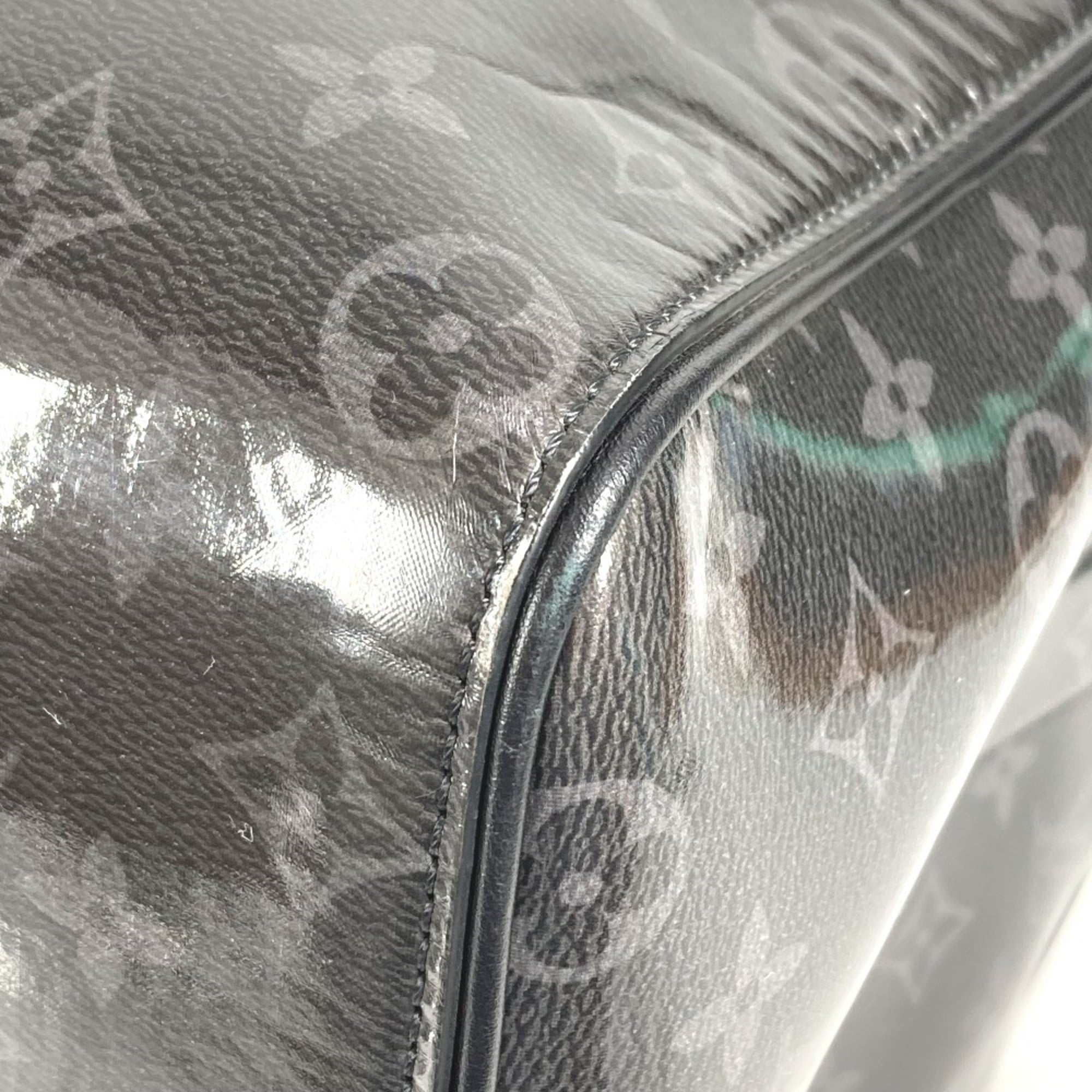 Louis Vuitton Monogram Eclipse Black Monogram Eclipse Boston Bag Shoulder Bag (Pre-Owned)