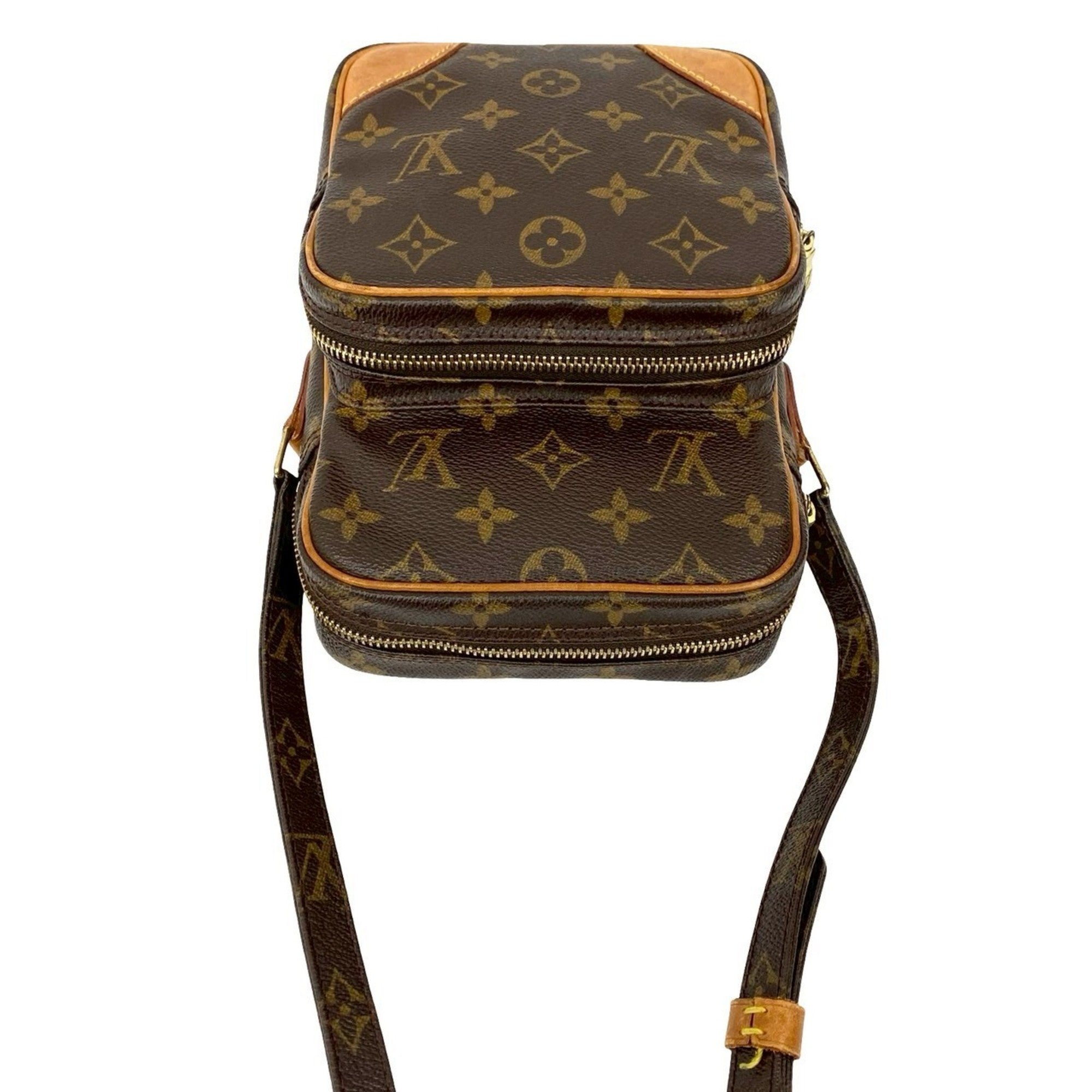 Louis Vuitton Brown Leather Pvc Pochette Shoulder Bag (Pre-Owned)