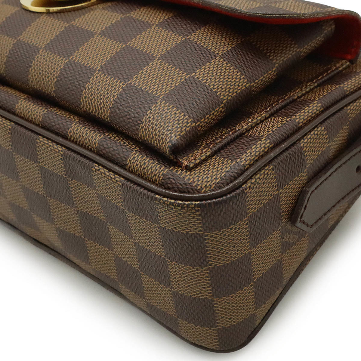 Louis Vuitton Brown Damier Canvas Pvc Shoulder Bag (Pre-Owned)