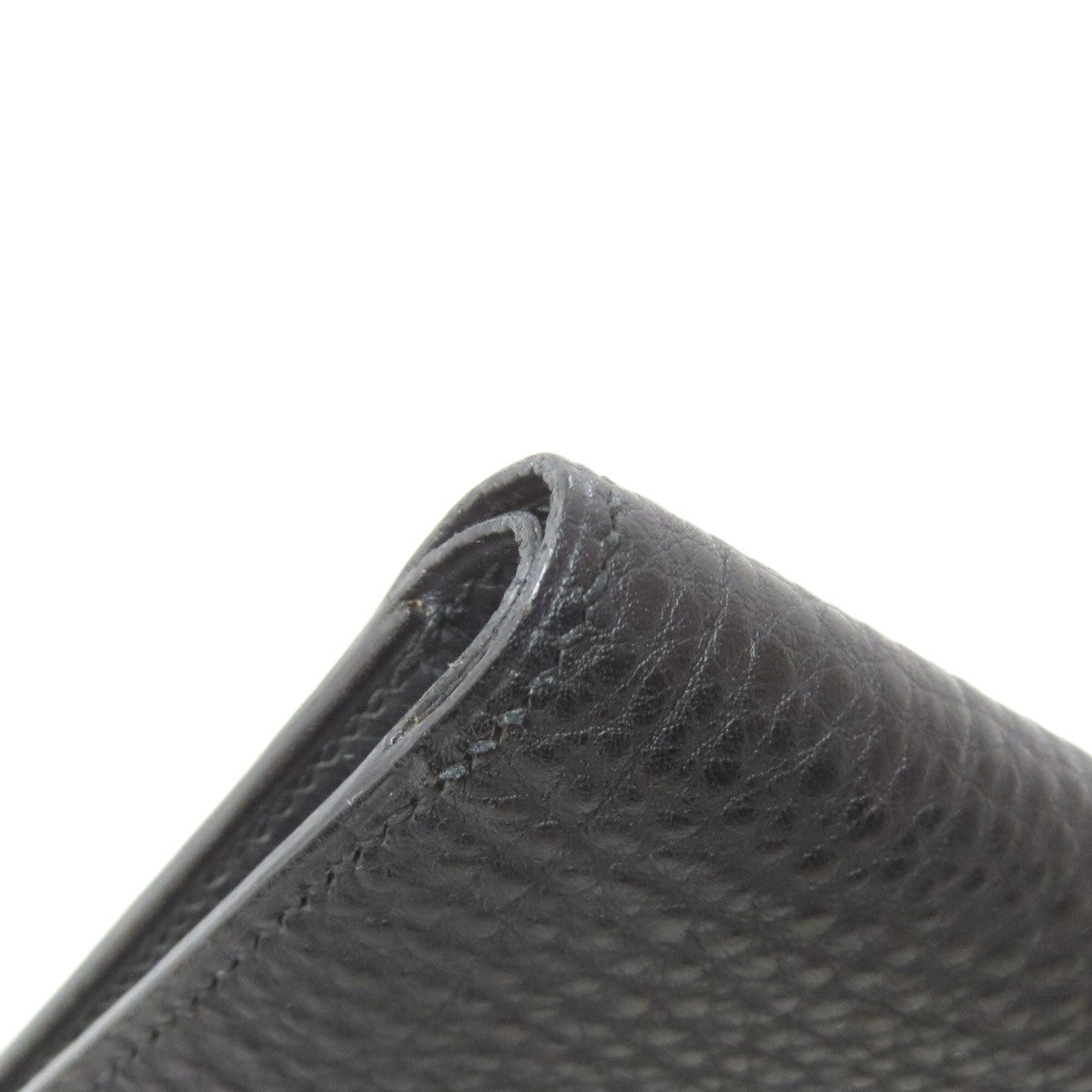 Hermes Mc2 Black Leather Wallet (Bi-Fold) (Pre-Owned)