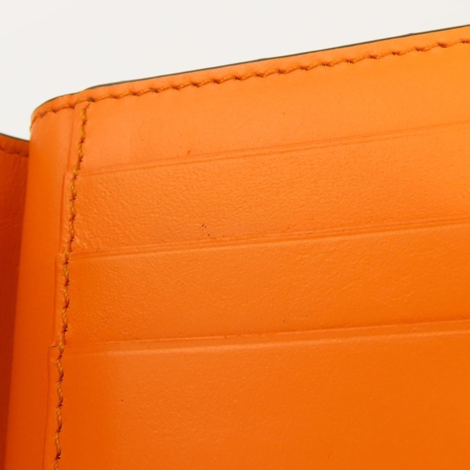 Loewe Black Orange Leather Wallet (Bi-Fold) (Pre-Owned)