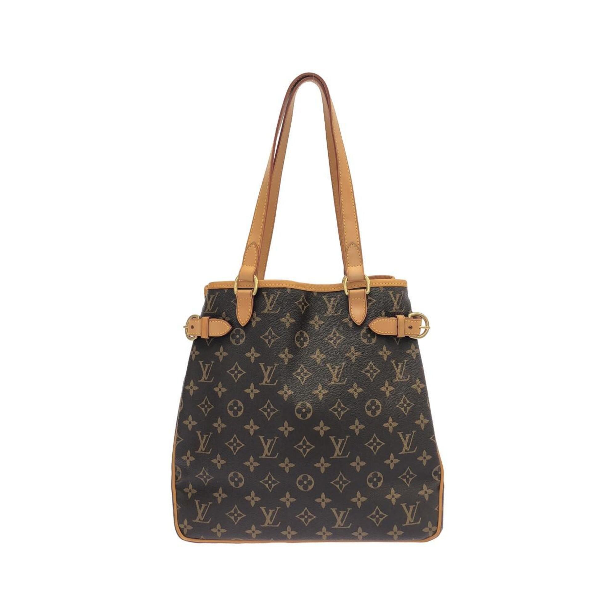 Louis Vuitton Marron Coated Canvas Shoulder Bag (Pre-Owned)