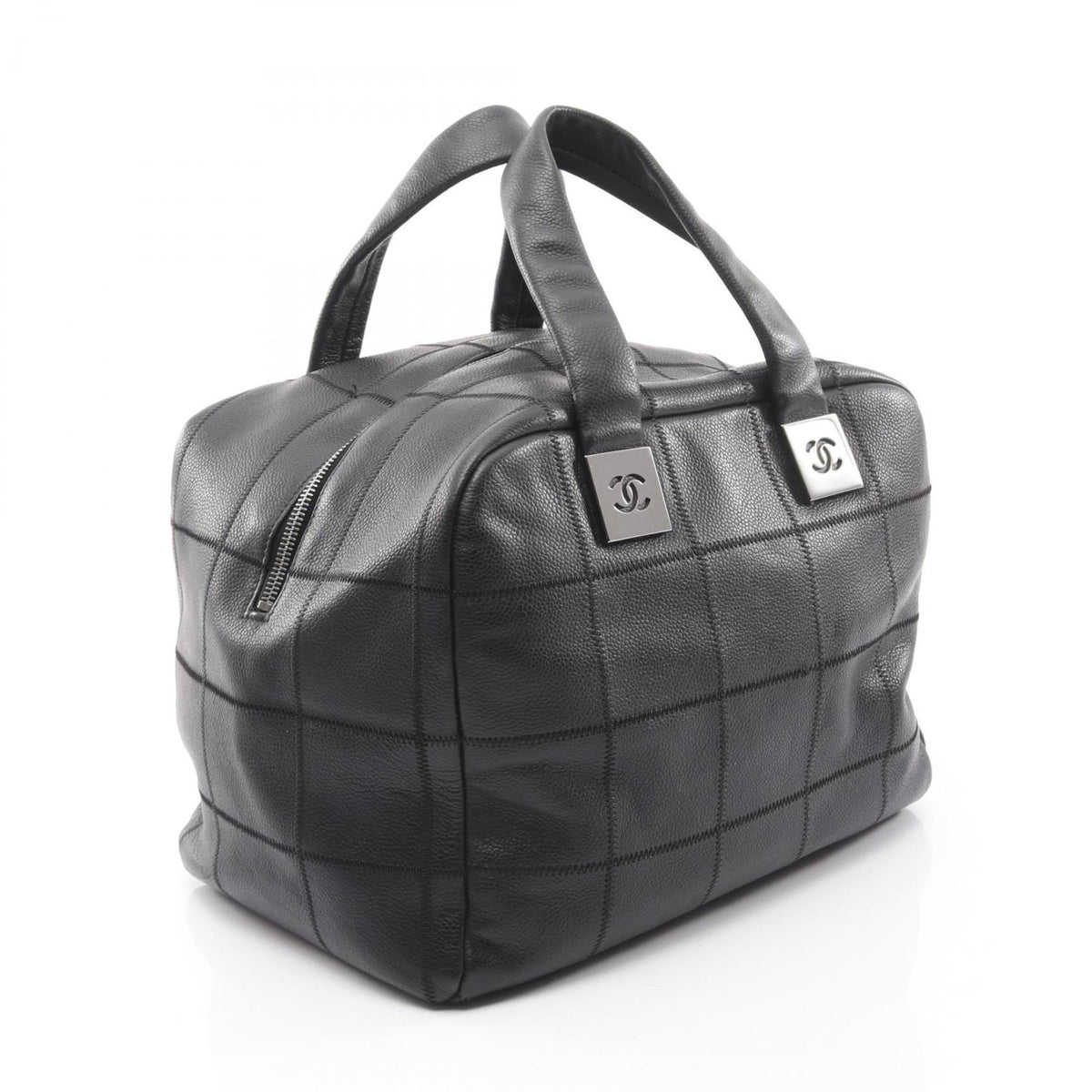 Chanel Black Leather Handbag (Pre-Owned)