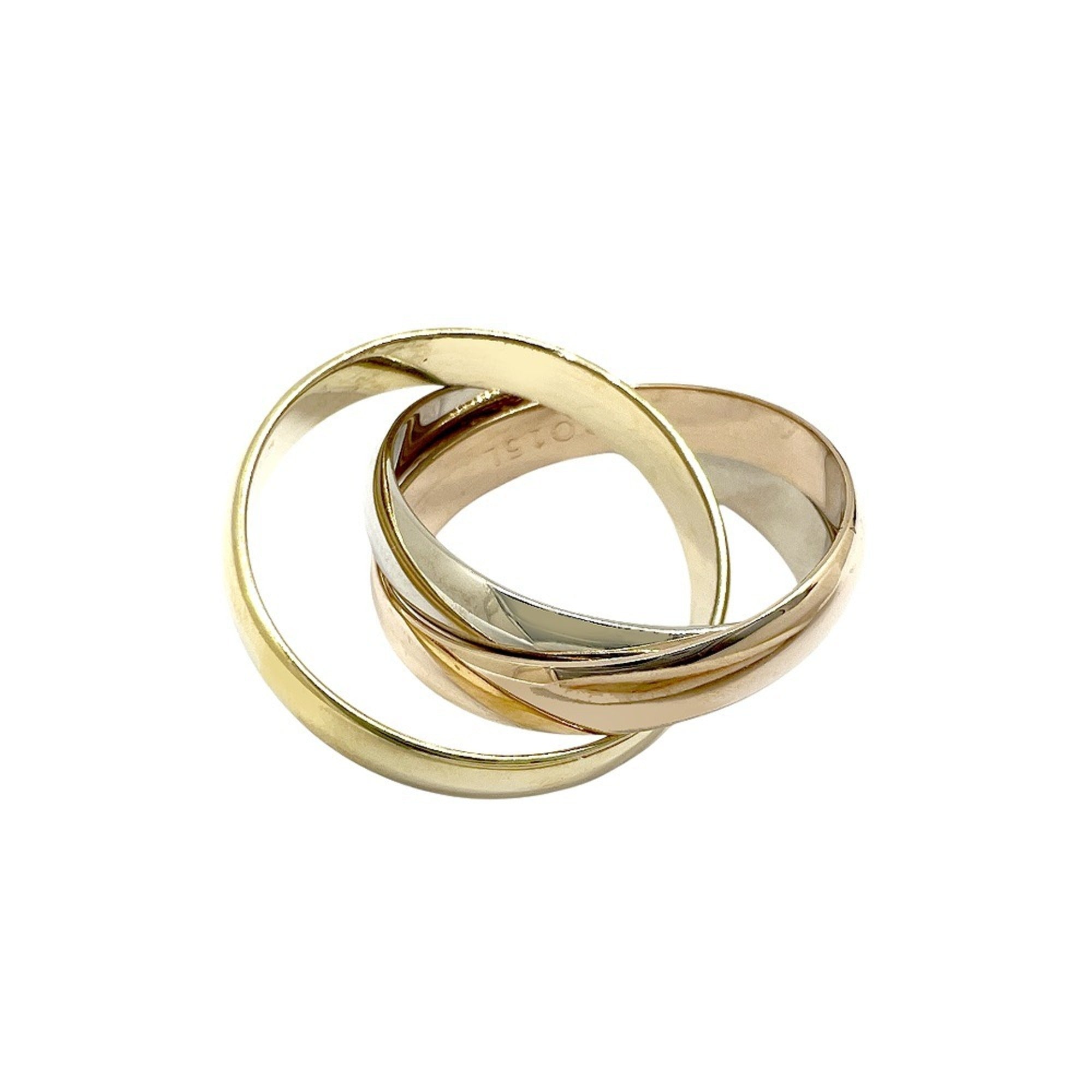 Cartier Pink Gold White Gold Yellow Gold Yellow Gold (18K) Pink Gold (18K) White Gold (18K) Band Ring (Pre-Owned)