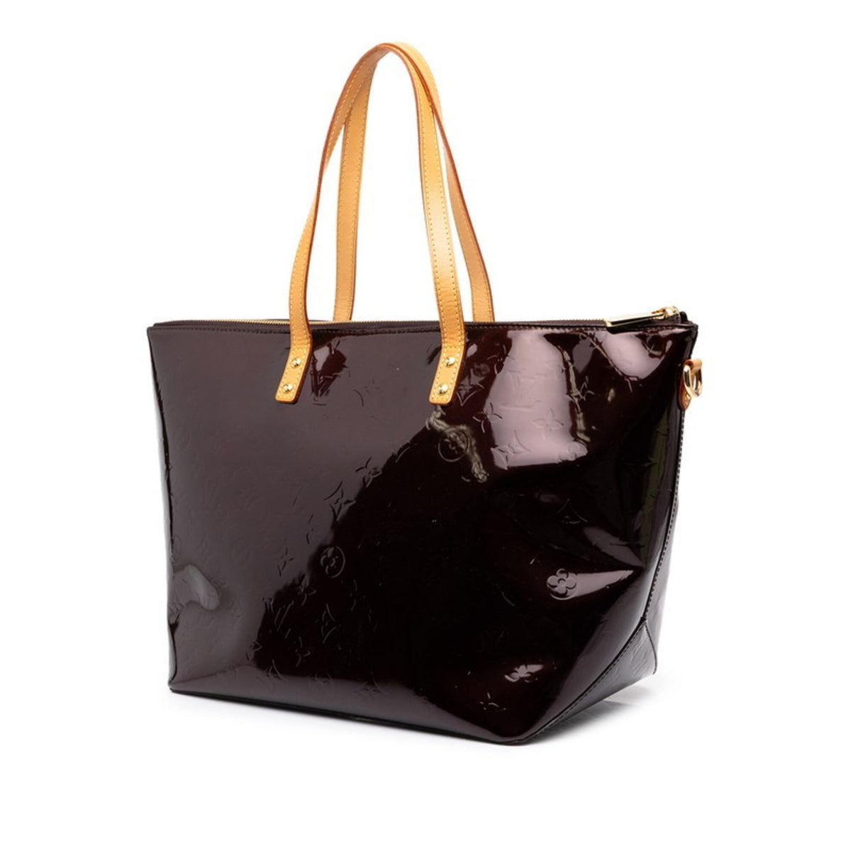 Louis Vuitton Amarante Purple Patent Leather Leather Shoulder Bag Tote Bag (Pre-Owned)