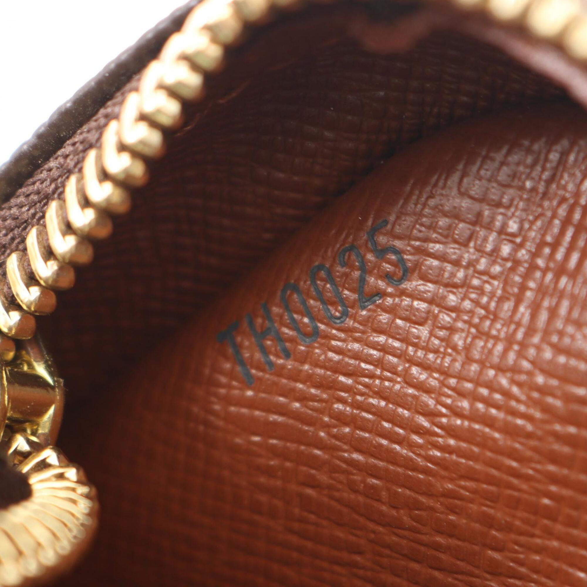 Louis Vuitton Brown Monogram Coated Canvas Leather Handbag Shoulder Bag (Pre-Owned)