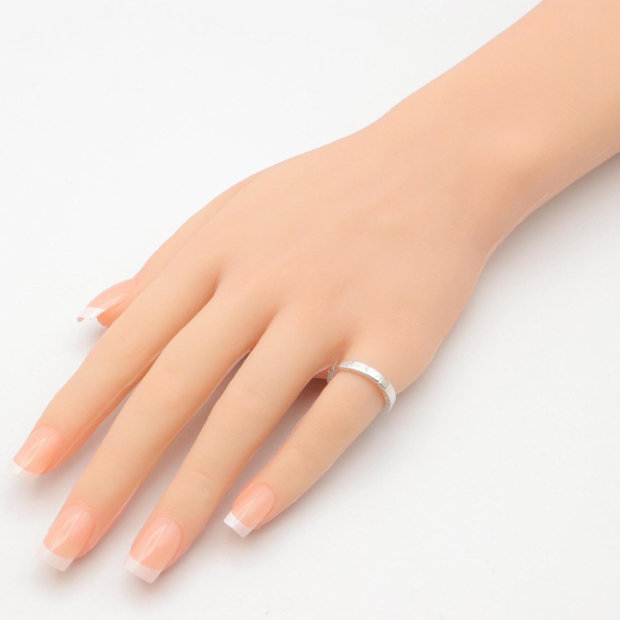 Cartier Lanieres Silver White Gold (18K) Band Ring (Pre-Owned)