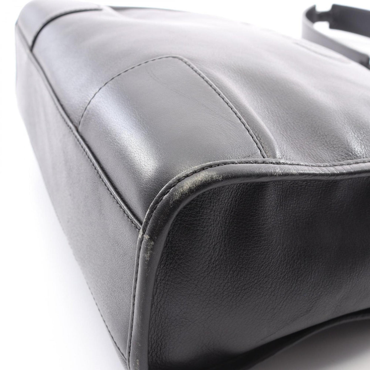 Loewe Black Leather Handbag Shoulder Bag (Pre-Owned)
