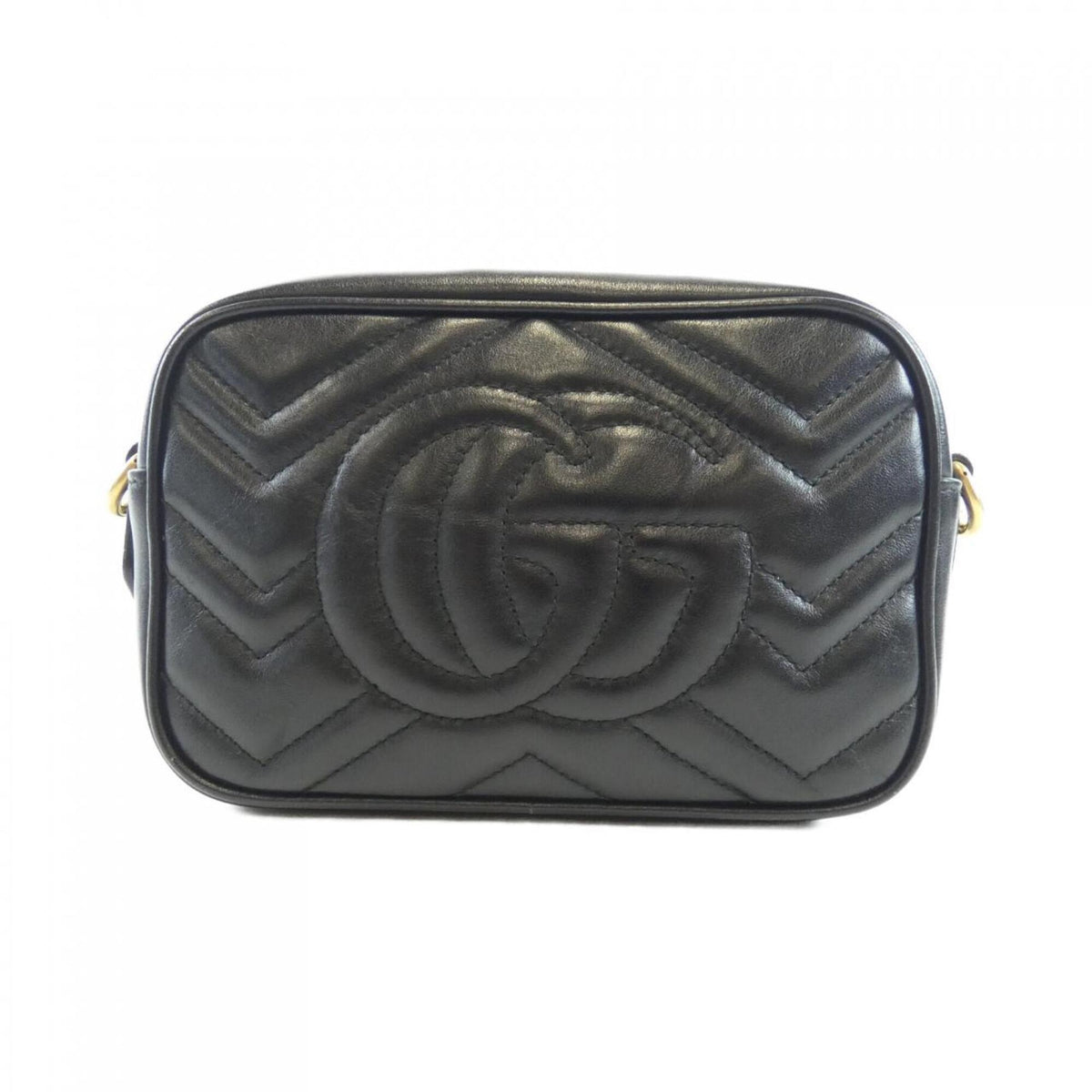 Gucci Black Quilting Leather Shoulder Bag (Pre-Owned)