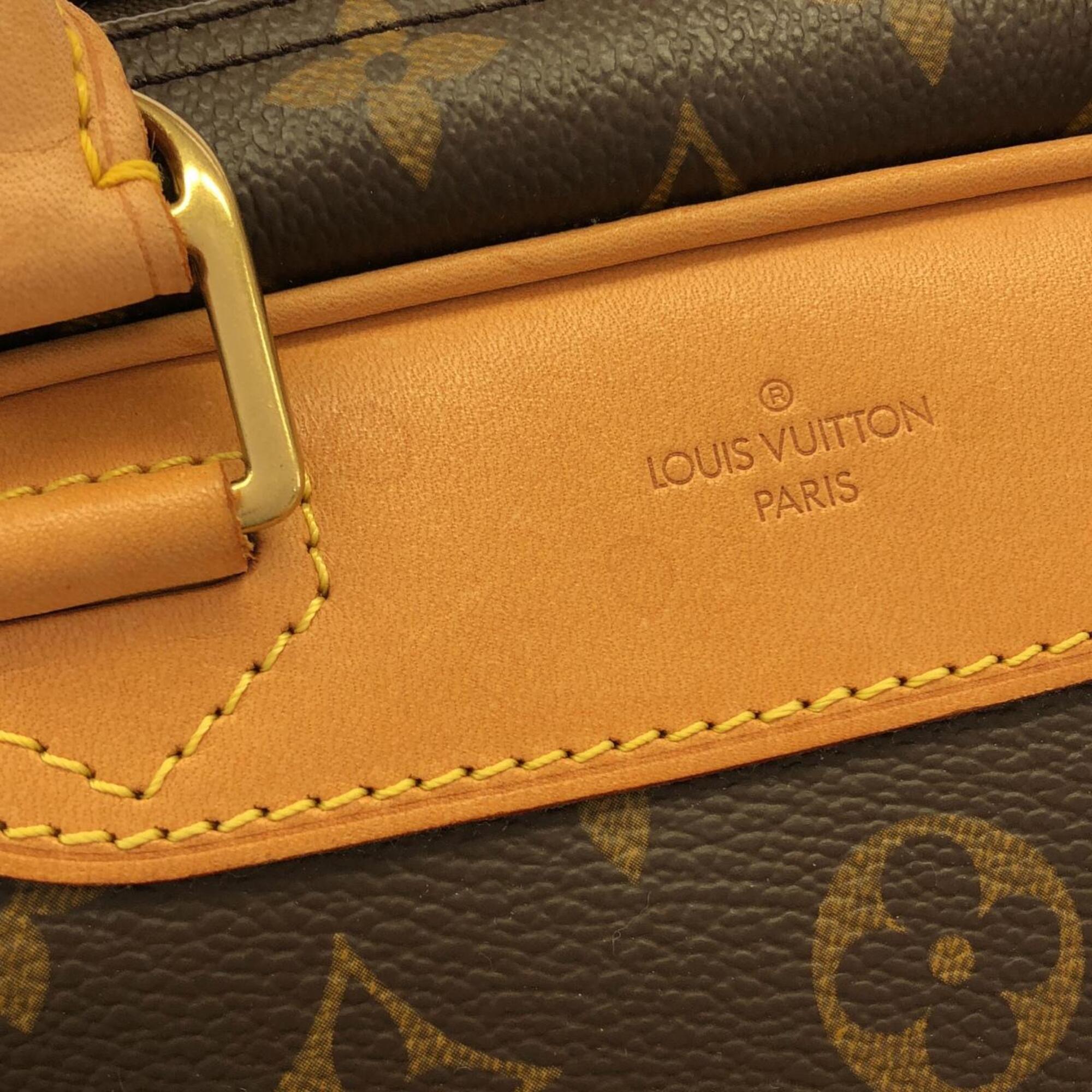 Louis Vuitton Monogram Marron Coated Canvas Handbag (Pre-Owned)