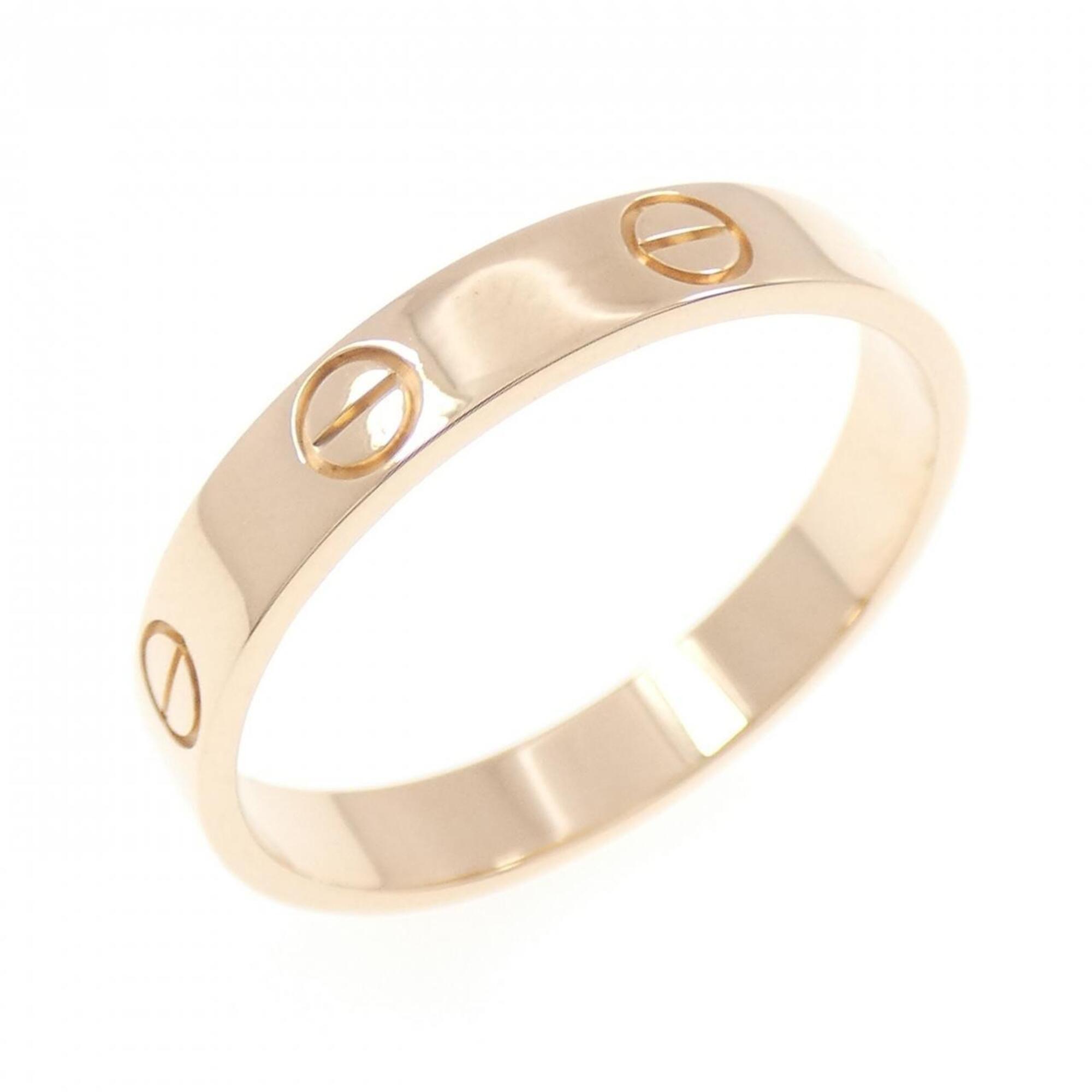 Cartier Love Pink Gold (18K) Band Ring (Pre-Owned)