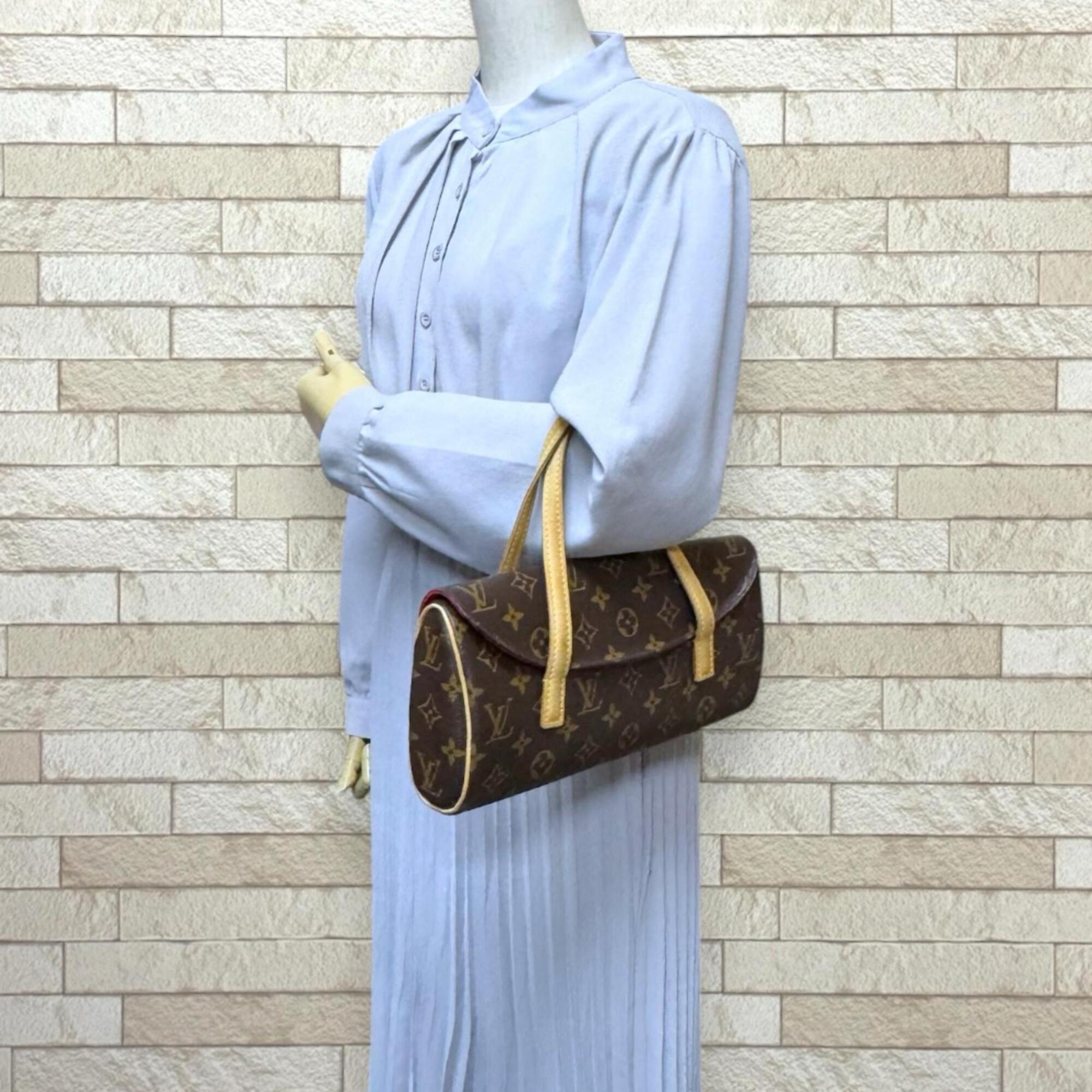 Louis Vuitton Brown Monogram Canvas Handbag (Pre-Owned)