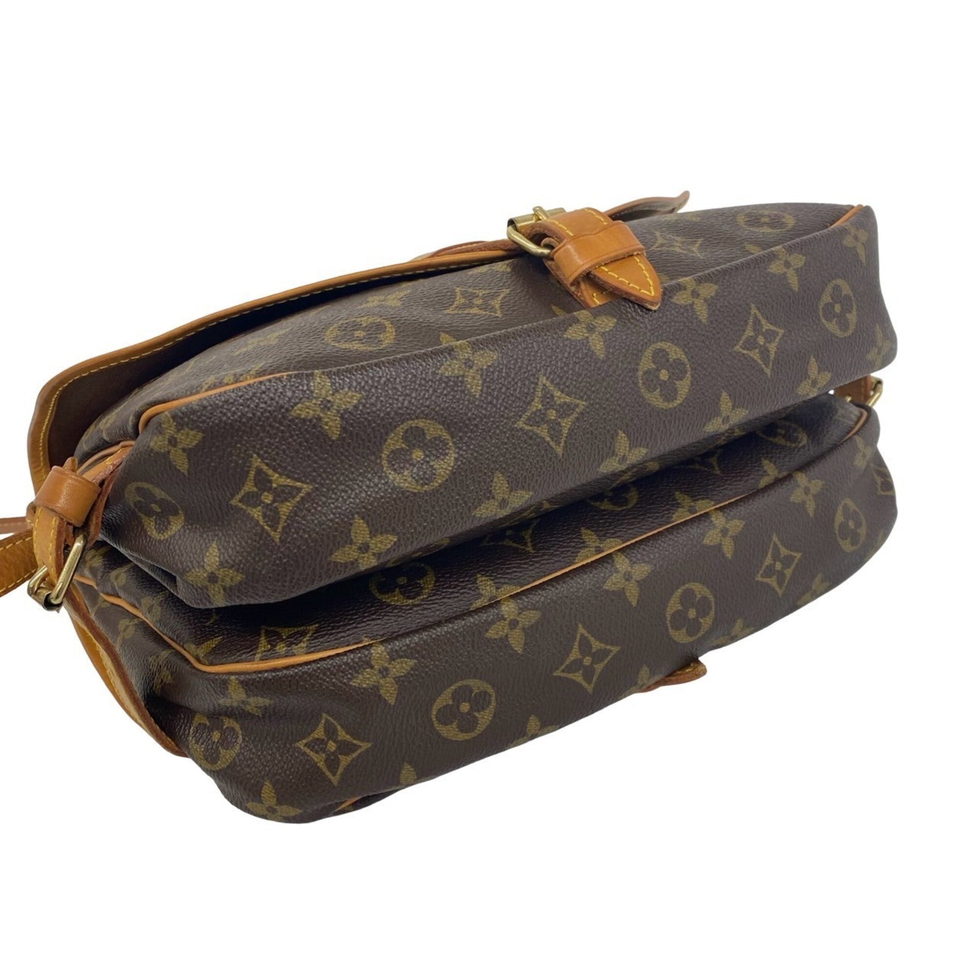 Louis Vuitton Brown Leather Pvc Pochette Shoulder Bag (Pre-Owned)