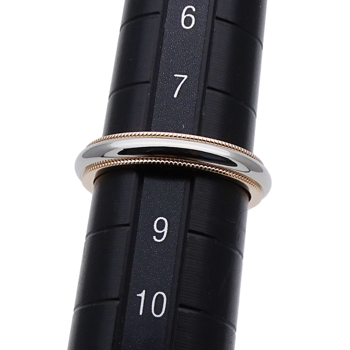 Tiffany Silver Pink Gold Pink Gold (18K) Platinum 950 Band Ring (Pre-Owned)