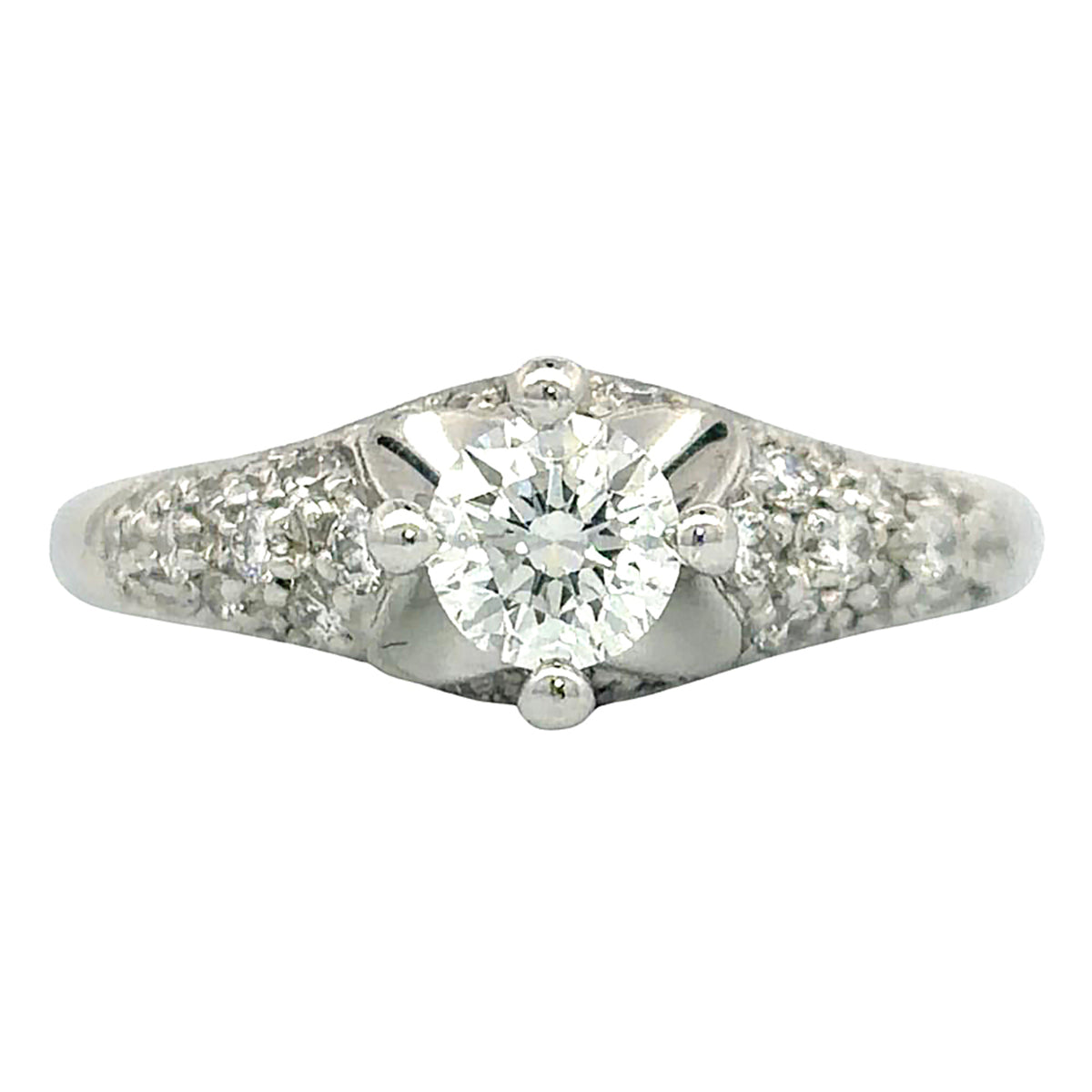 Bvlgari Platinum Platinum 950 Band Ring (Pre-Owned)