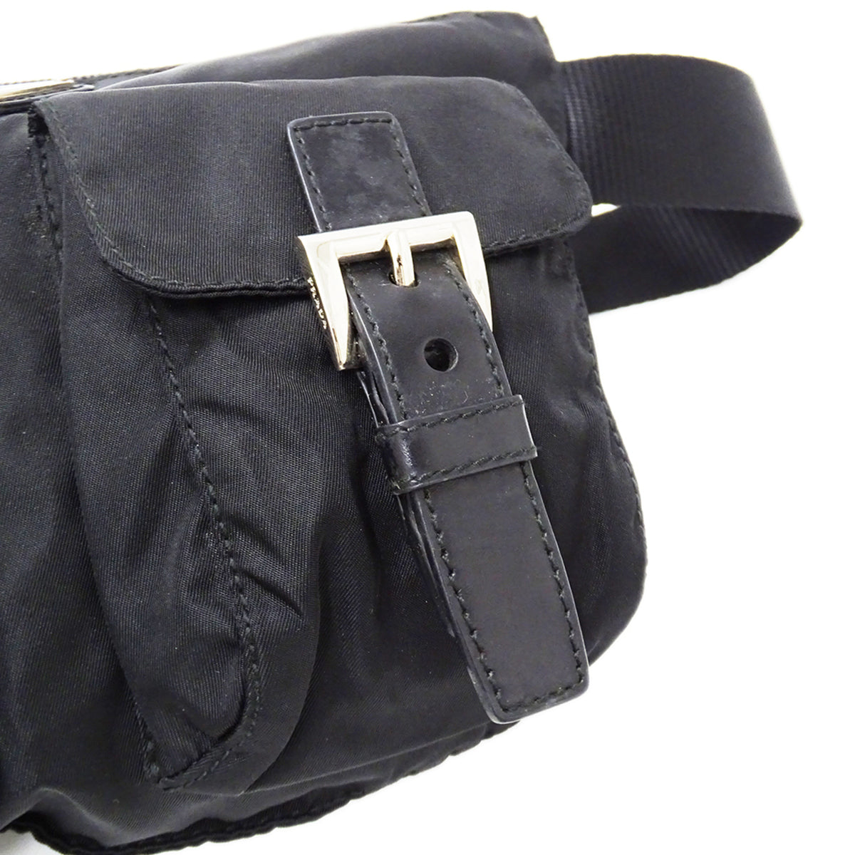 Prada Black Nylon Handbag Sling Bag (Pre-Owned)