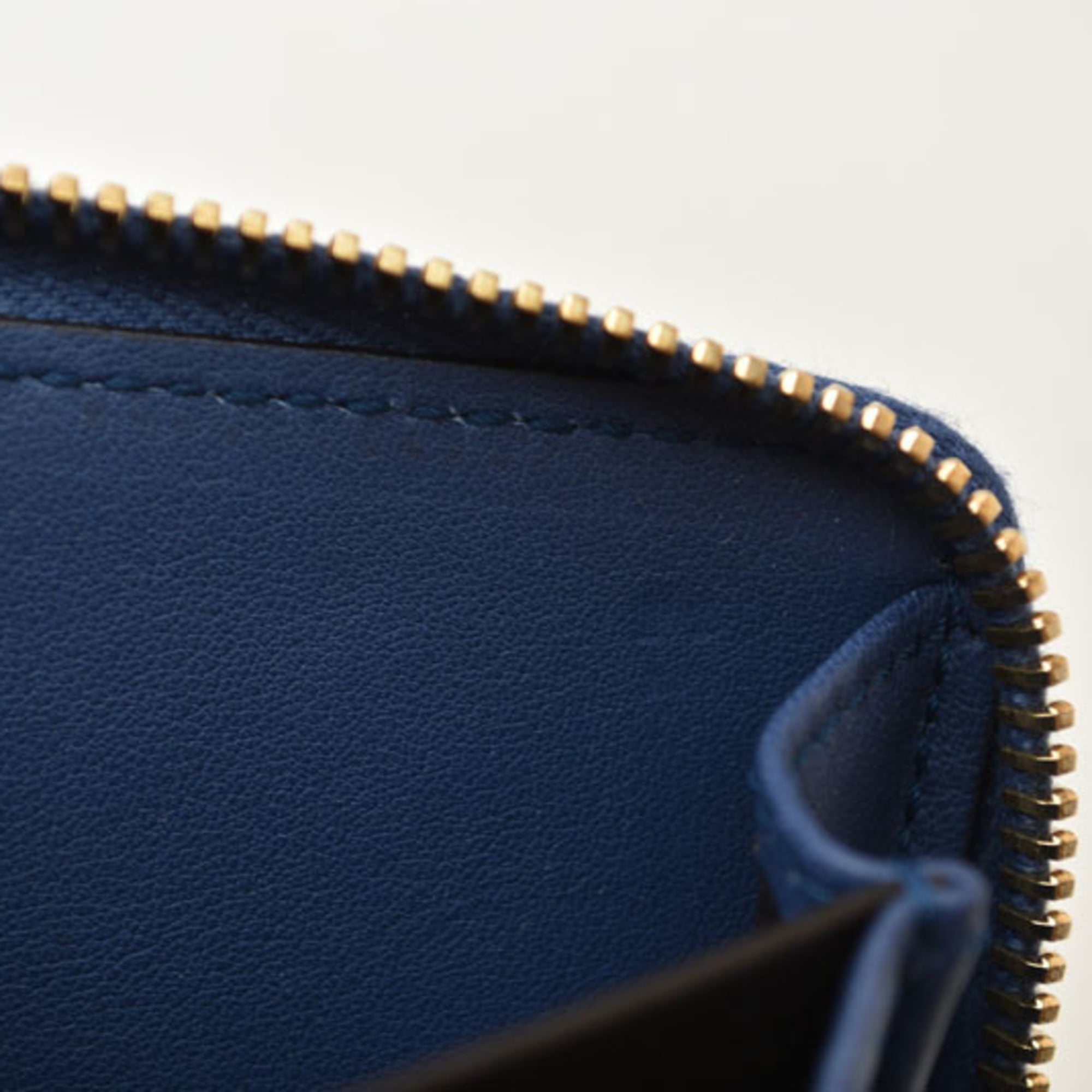 Gucci Blue Leather Coin Purse/Coin Case (Pre-Owned)