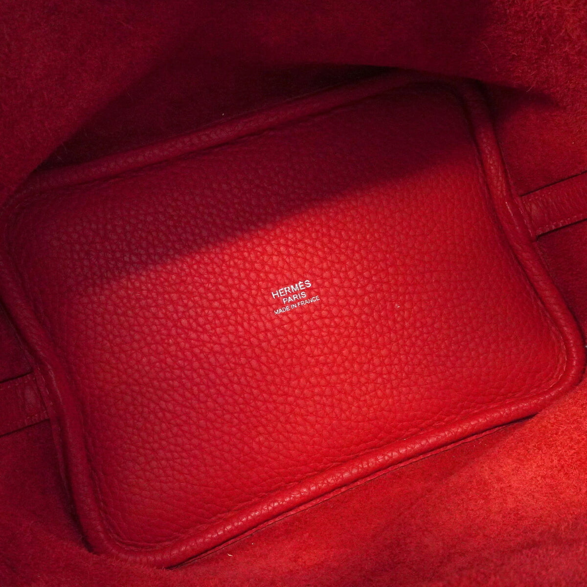Hermes Bougainvillier Taurillon Clemence Leather Handbag (Pre-Owned)