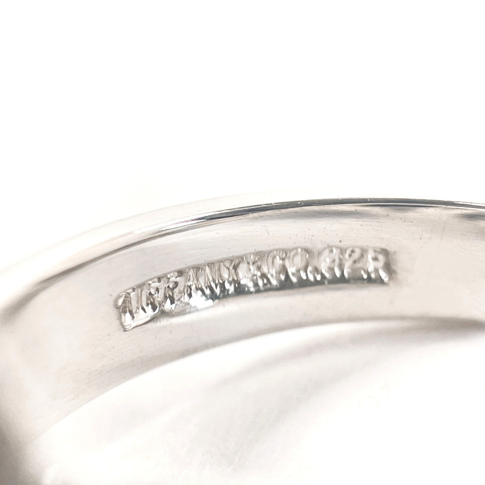 Tiffany Silver Silver 925 Band Ring (Pre-Owned)