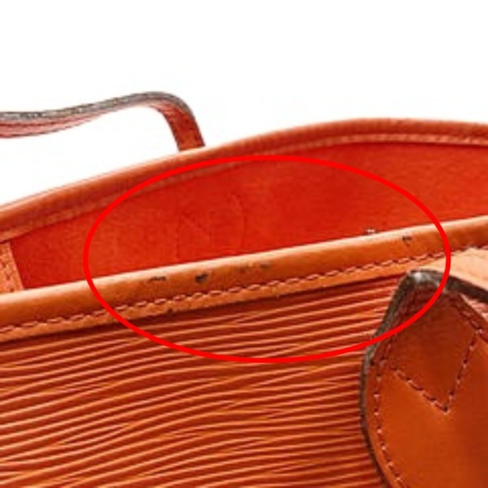 Louis Vuitton Orange Epi Leather Tote Bag (Pre-Owned)