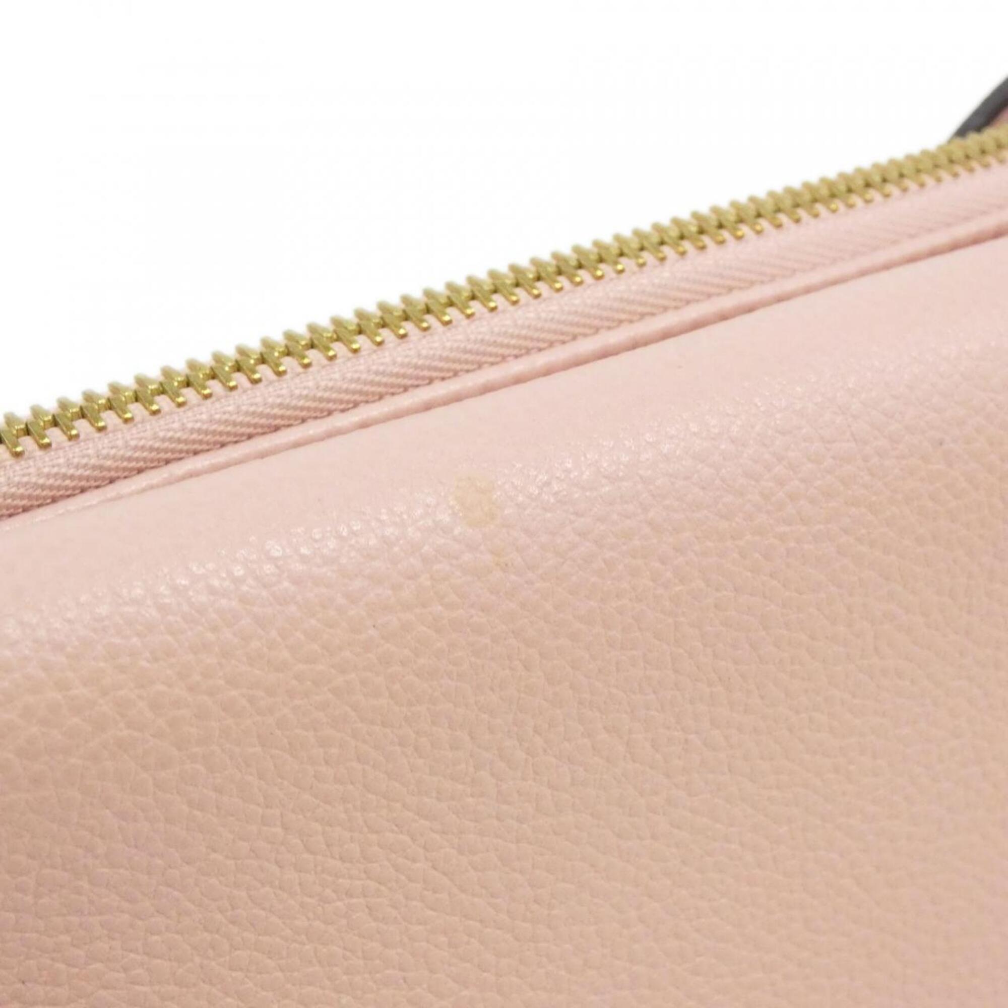 Louis Vuitton Rose Ballerine Leather Shoulder Bag (Pre-Owned)