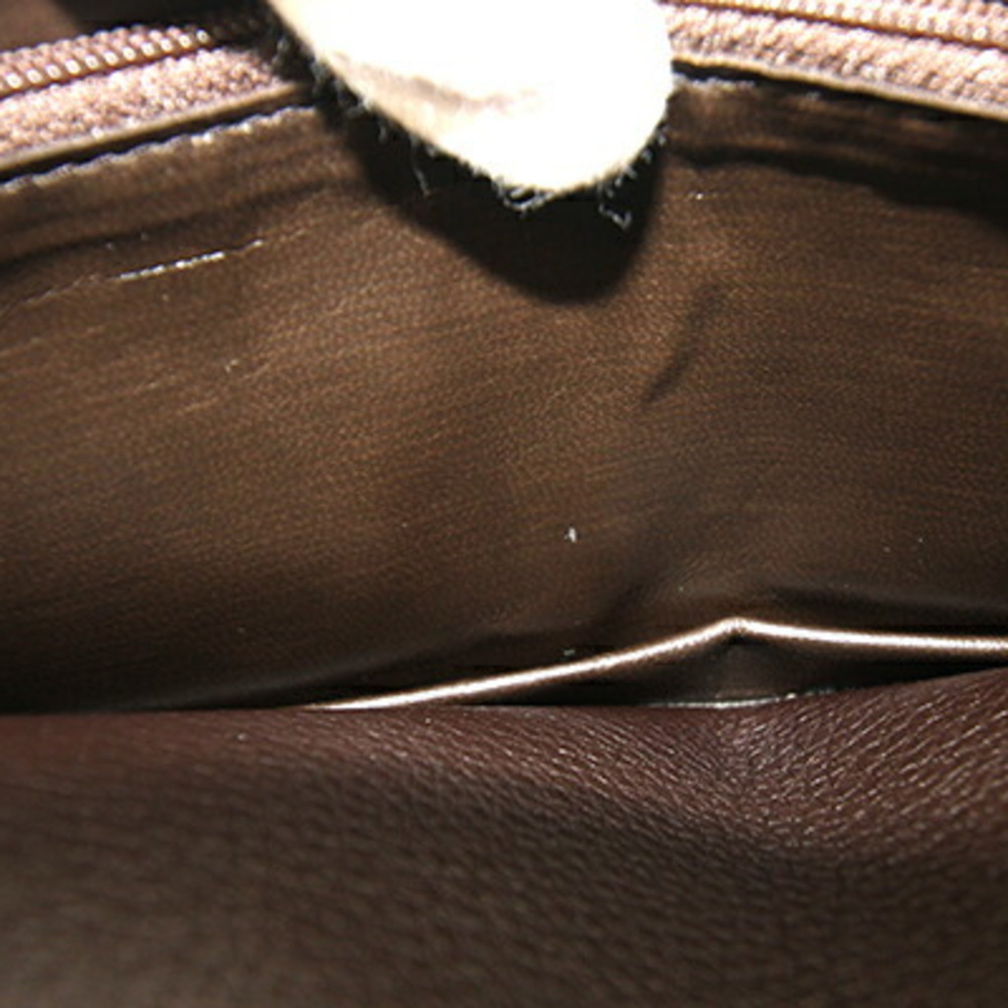 Cartier Dark Brown Leather Long Wallet (Bi-Fold) (Pre-Owned)