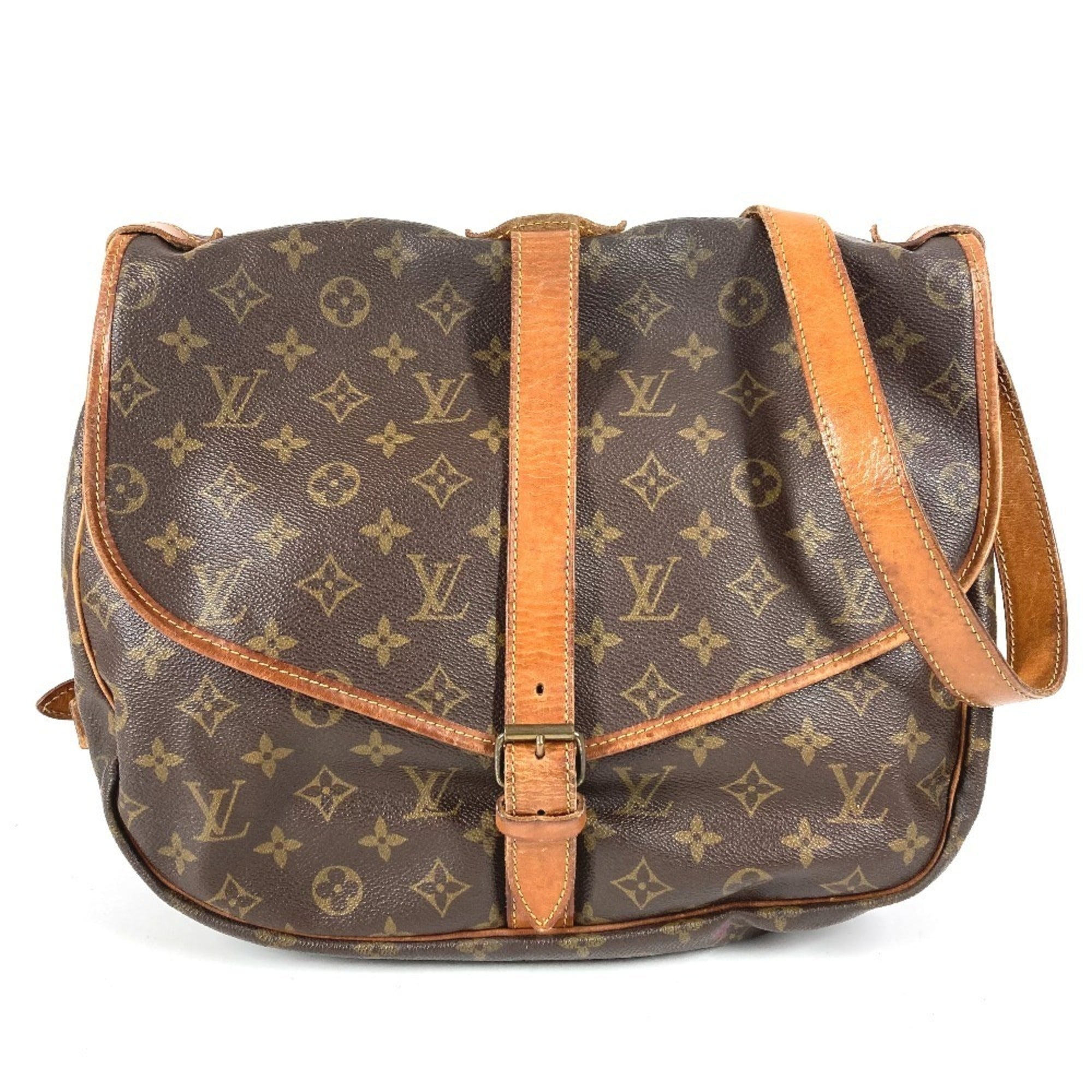Louis Vuitton Brown Monogram Monogram Shoulder Bag (Pre-Owned)