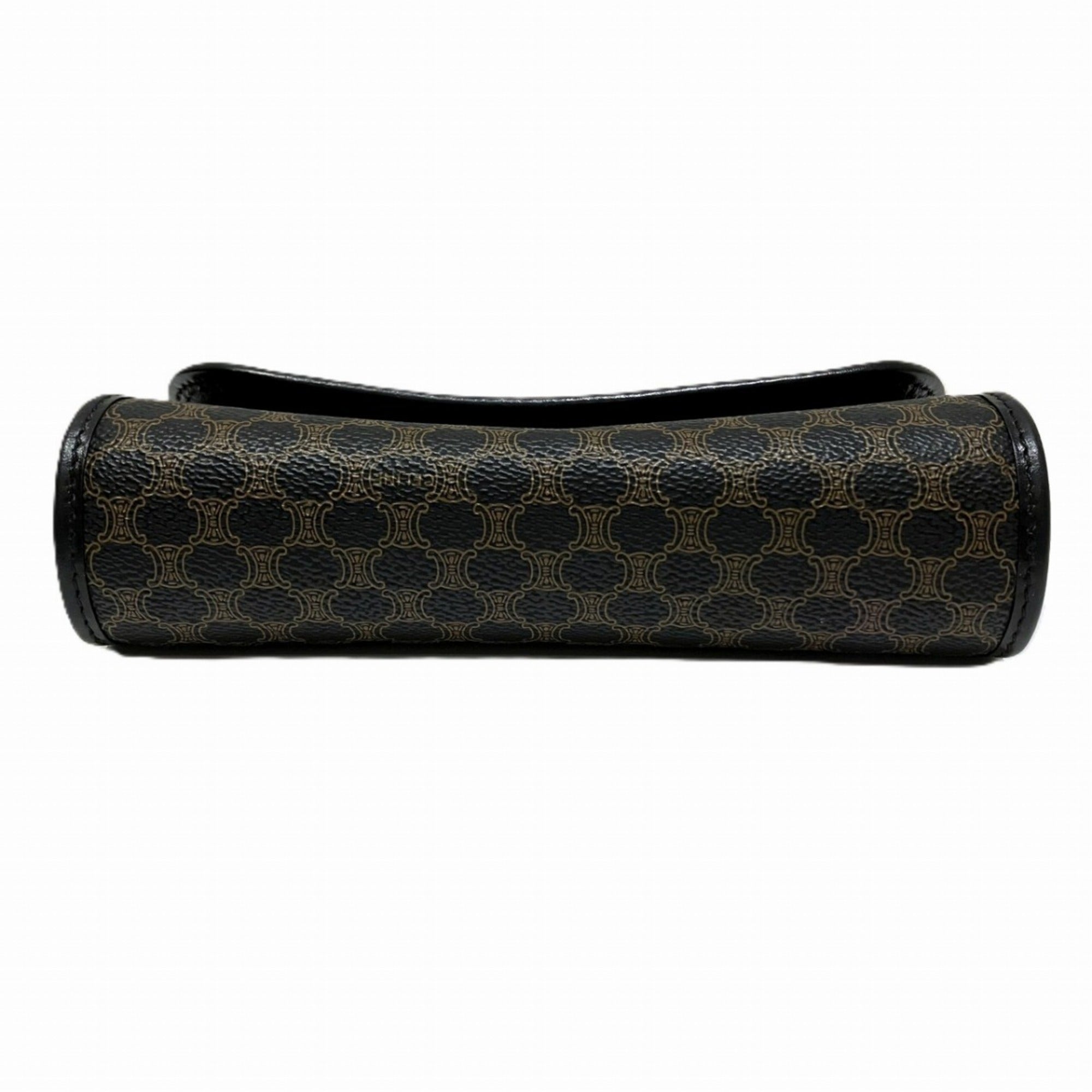 Celine Black Brown Pvc Handbag (Pre-Owned)