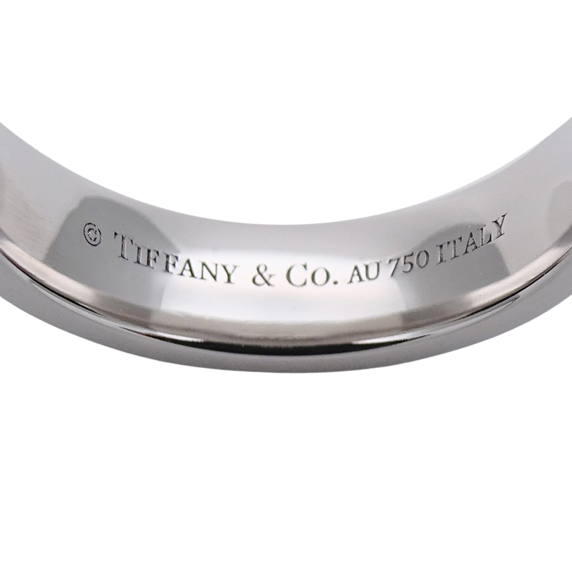 Tiffany White Gold White Gold (18K) Band Ring (Pre-Owned)