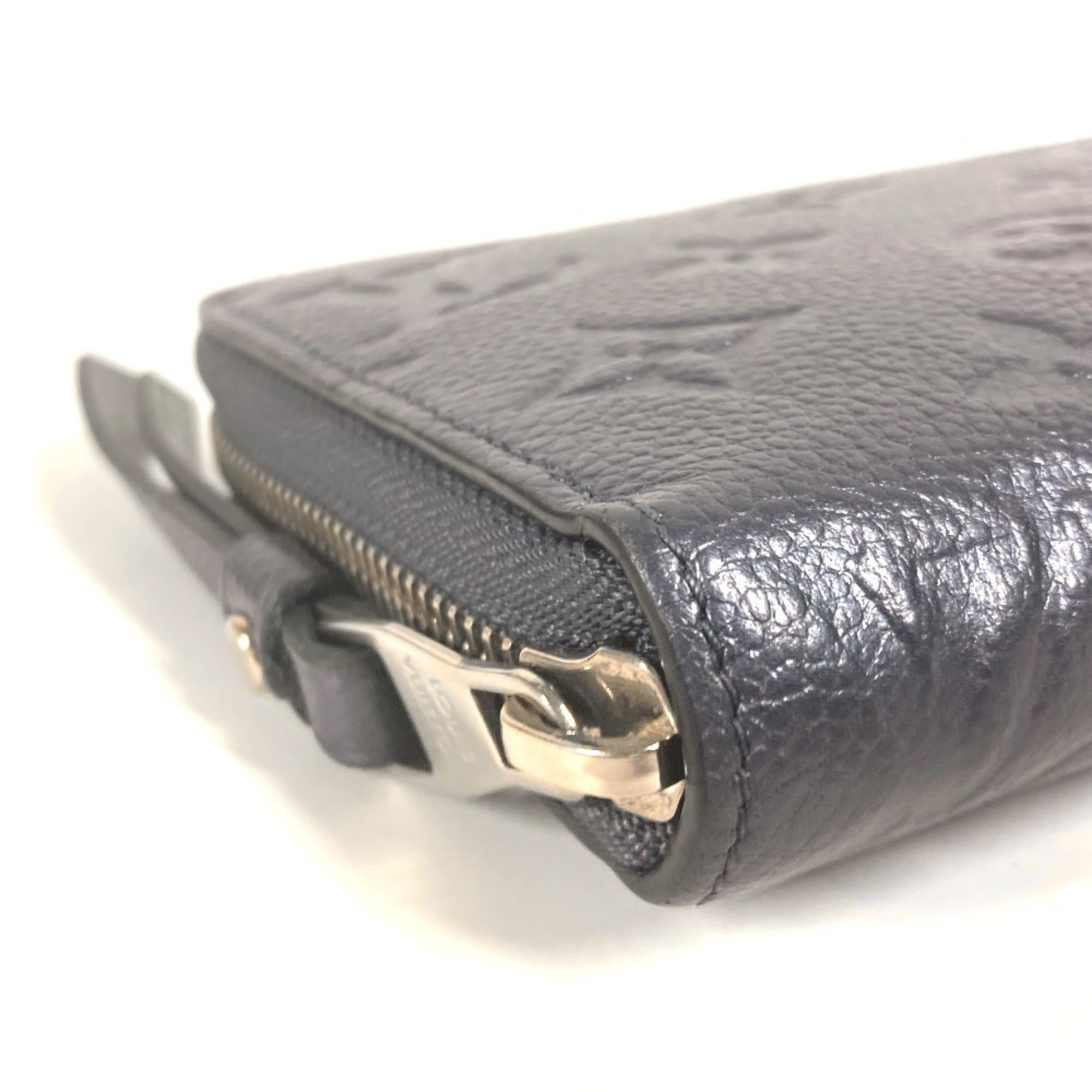 Louis Vuitton Blue Monogram Empreinte Leather Long Wallet (Bi-Fold) (Pre-Owned)