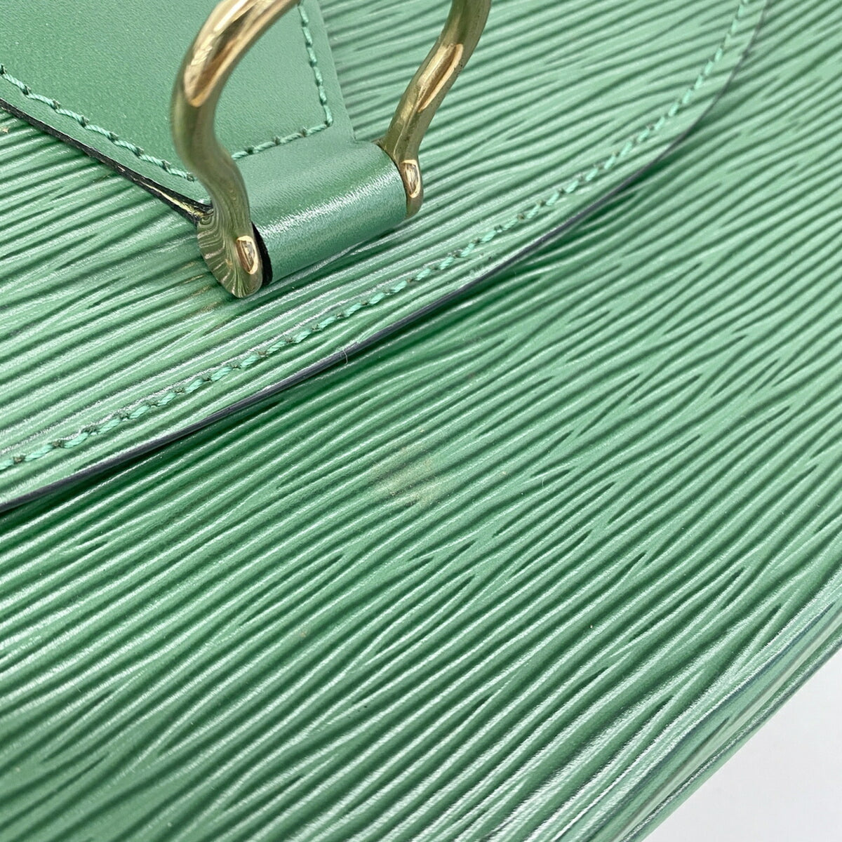 Louis Vuitton Borneo Green Shoulder Bag (Pre-Owned)