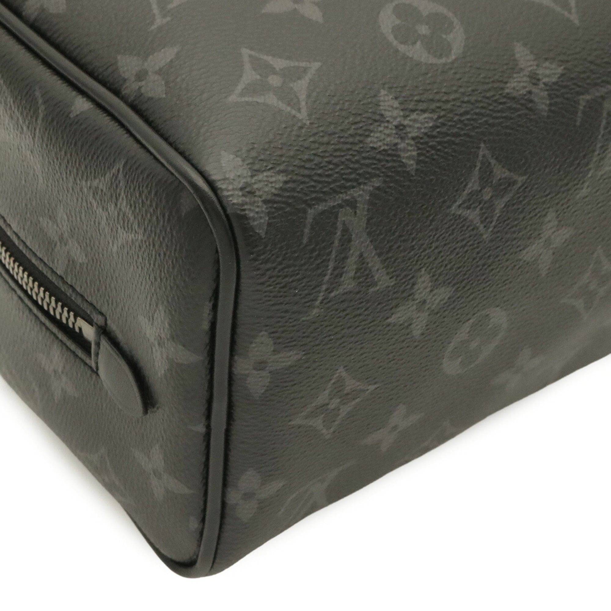 Louis Vuitton Black Gray Monogram Eclipse Clutch Bag Handbag Pouch (Pre-Owned)