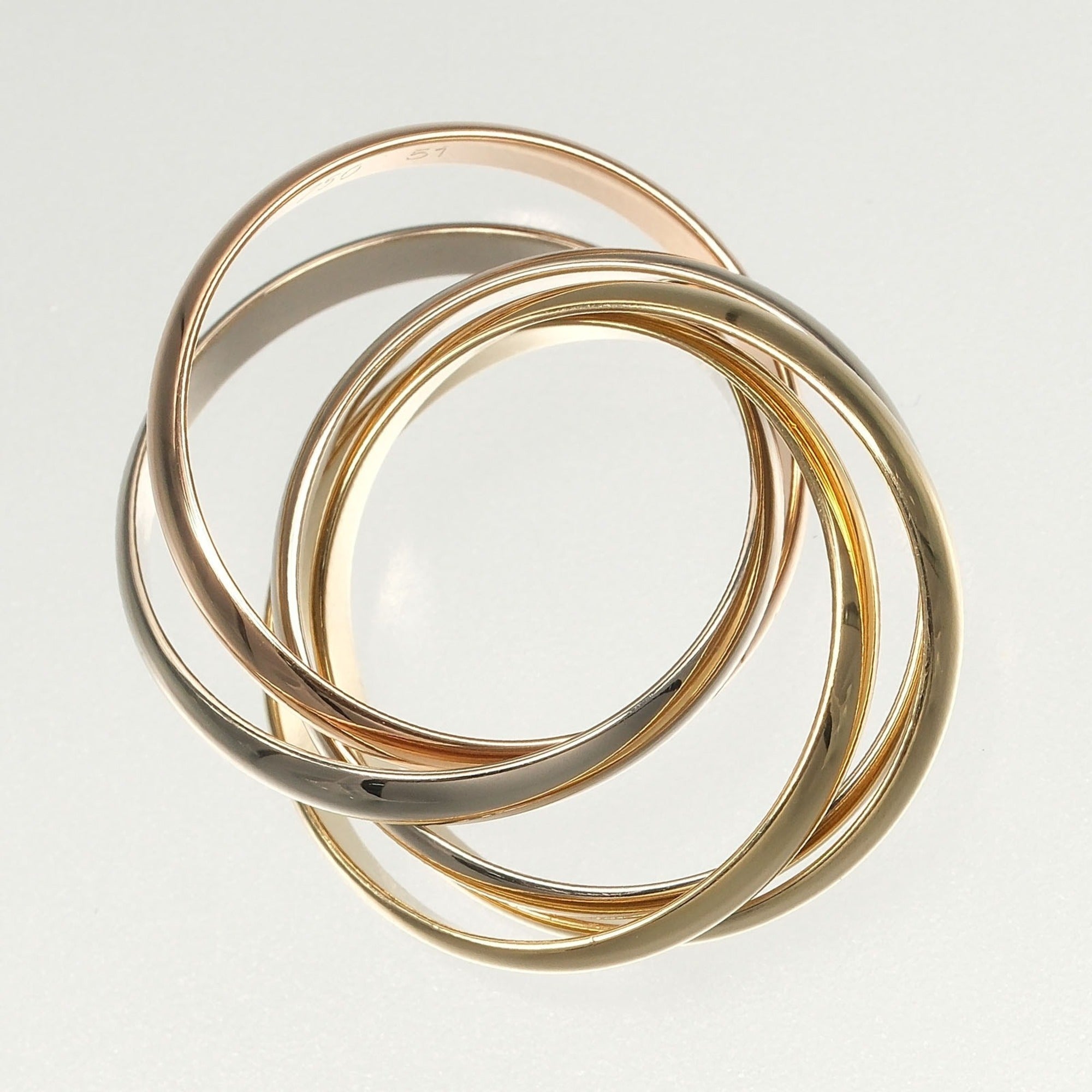 Cartier Yellow Gold (18K) Pink Gold (18K) White Gold (18K) Band Ring (Pre-Owned)